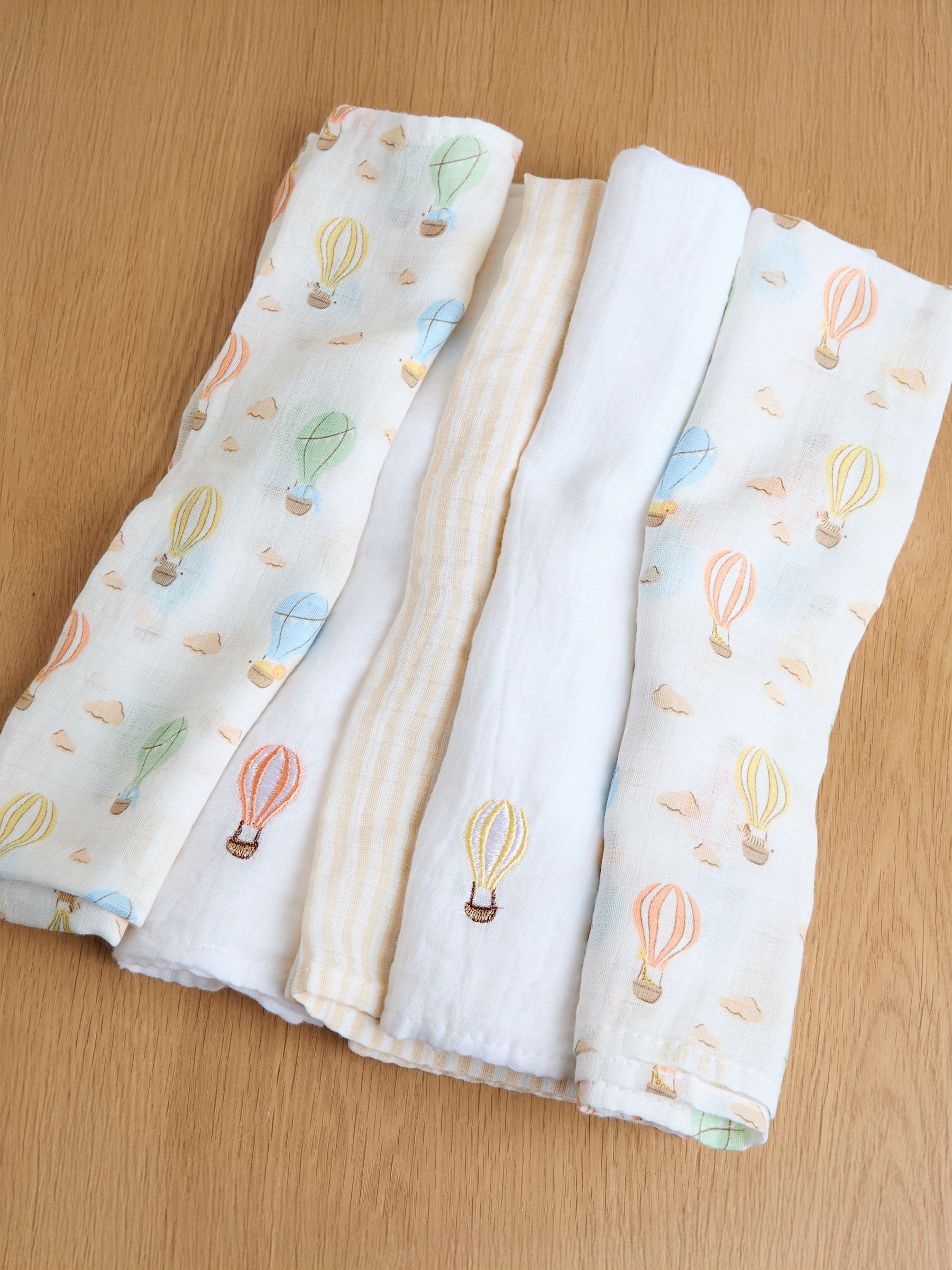 Natural 3-Pack Muslins - Image 1 of 1
