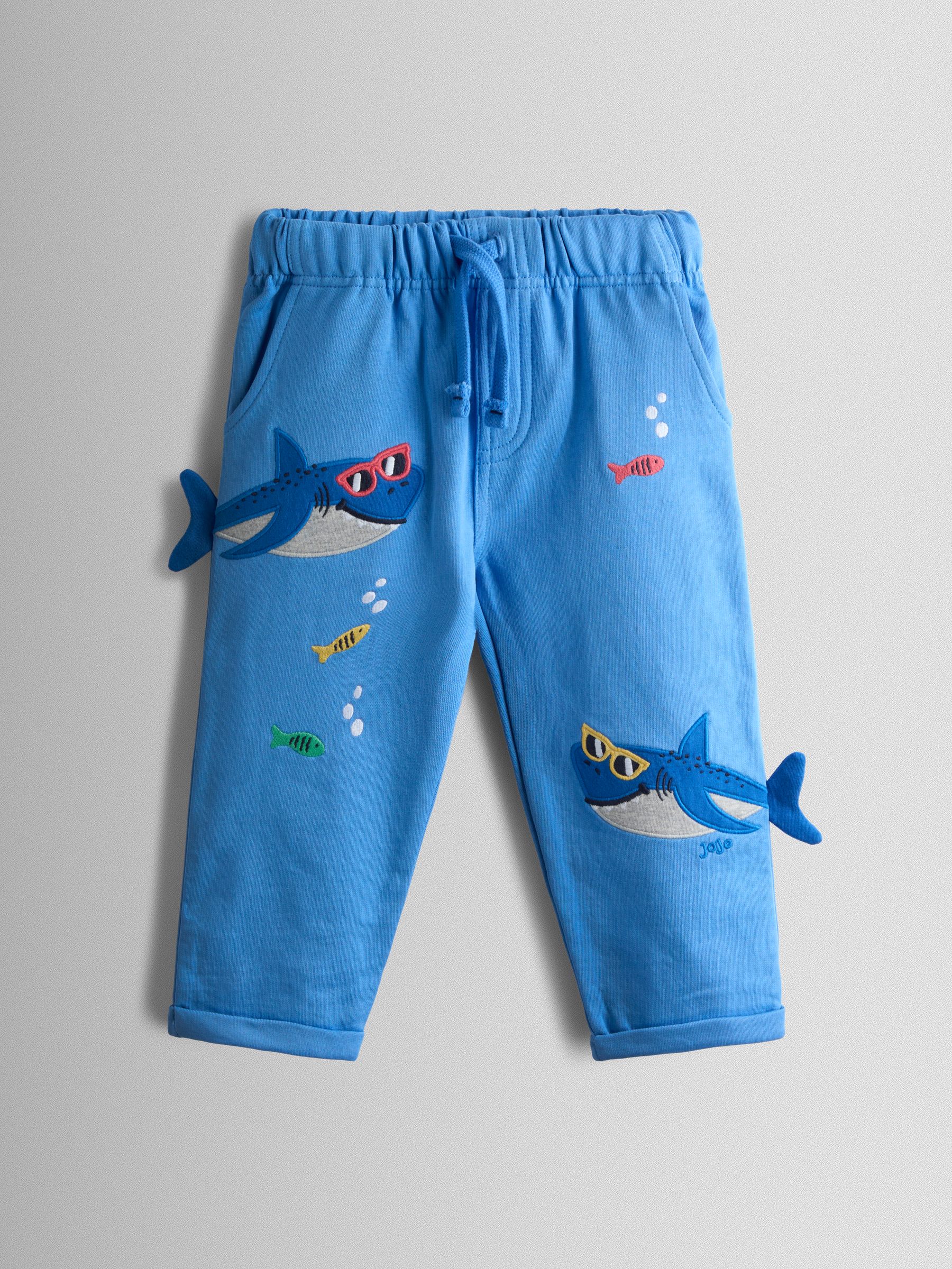 Blue Shark Applique Trousers - Image 1 of 4