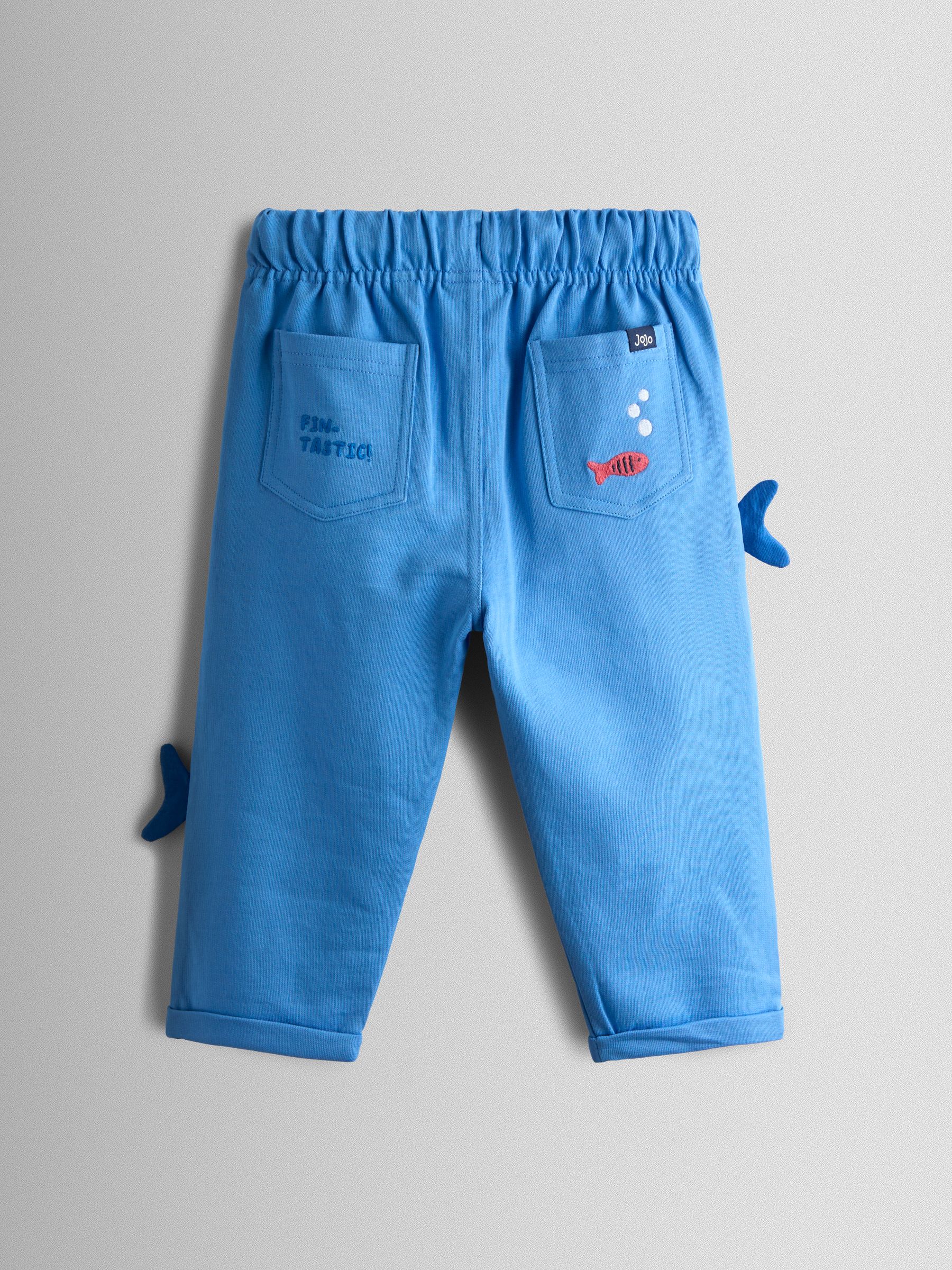 Blue Shark Applique Trousers - Image 2 of 4
