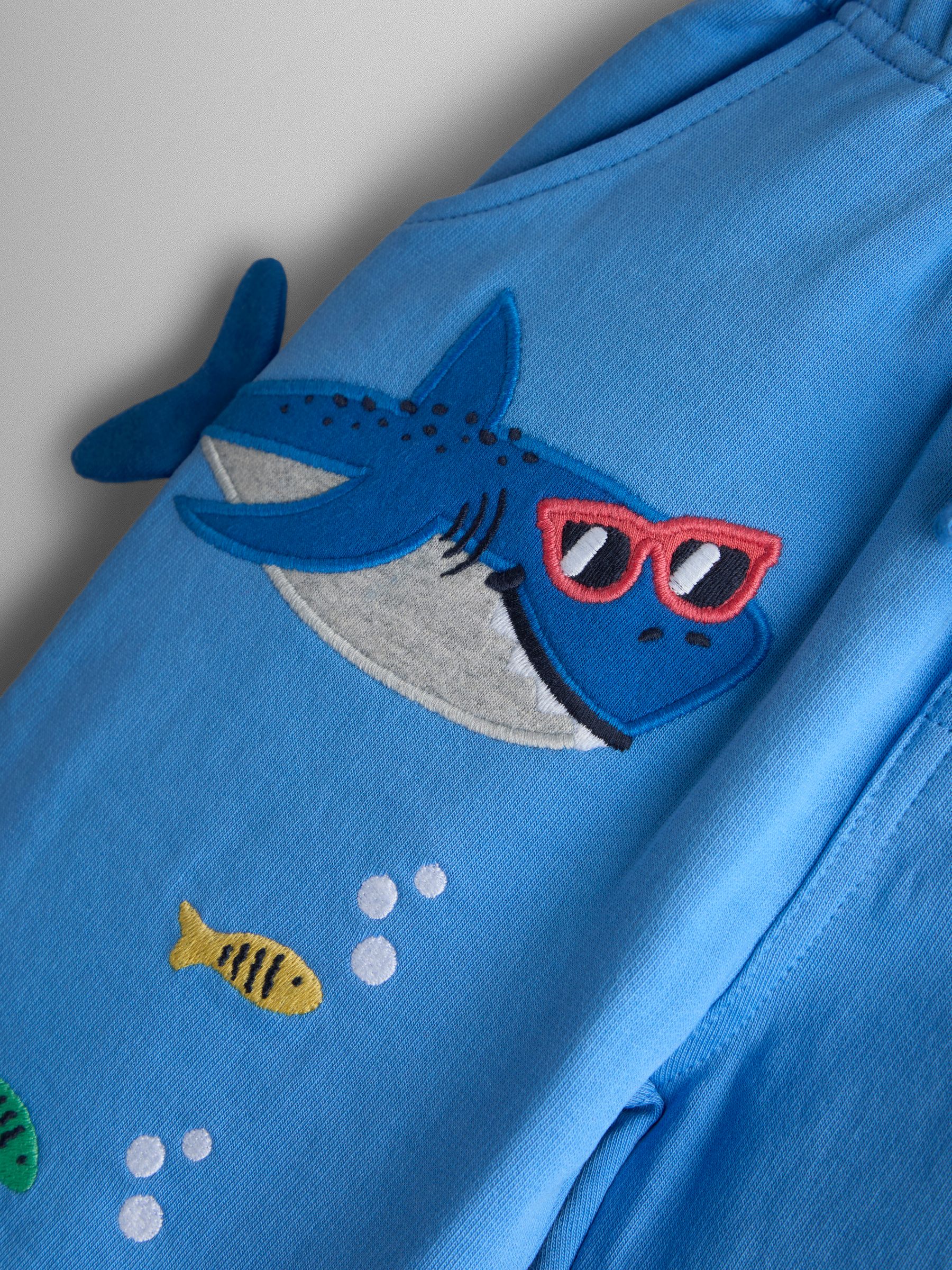 Blue Shark Applique Trousers - Image 3 of 4