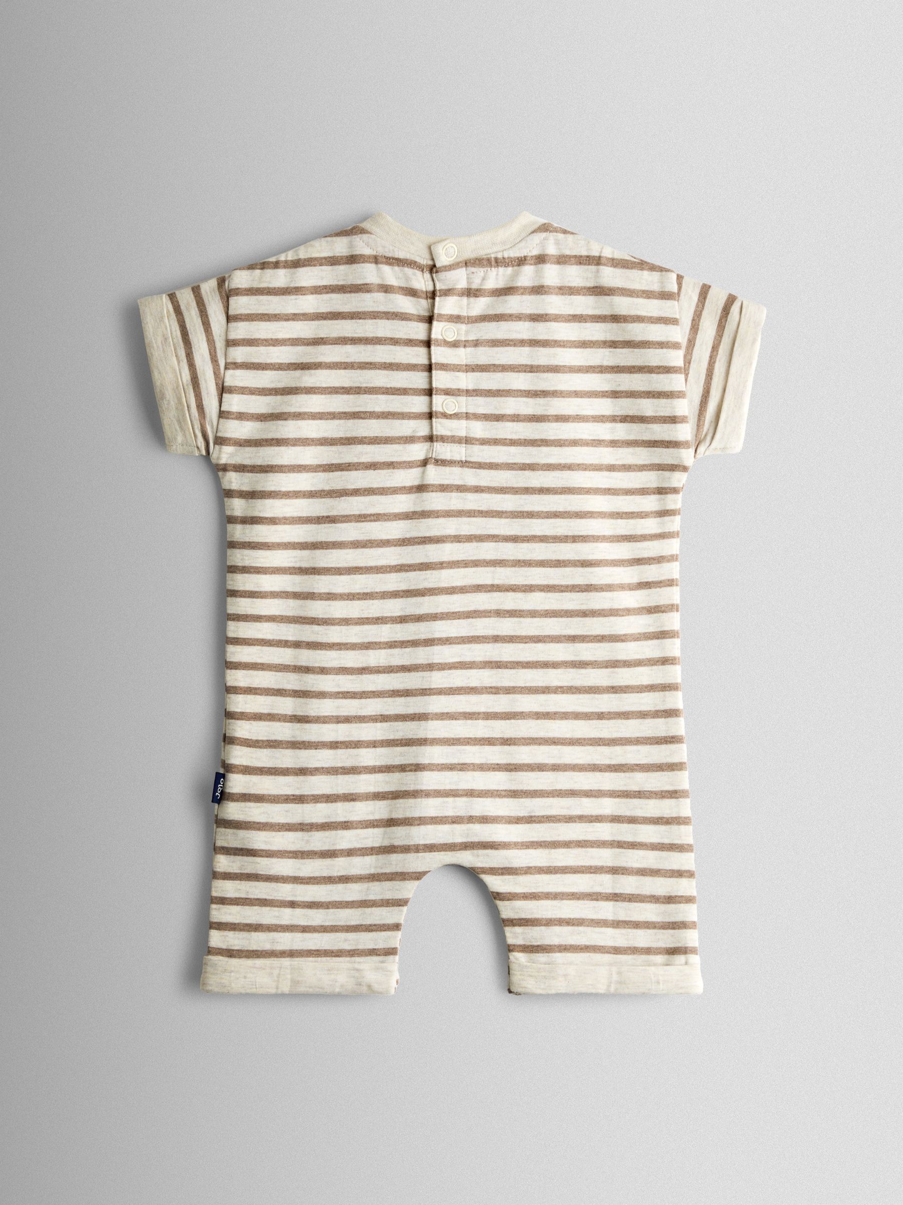 Natural Safari Character Appliqué Romper - Image 2 of 3