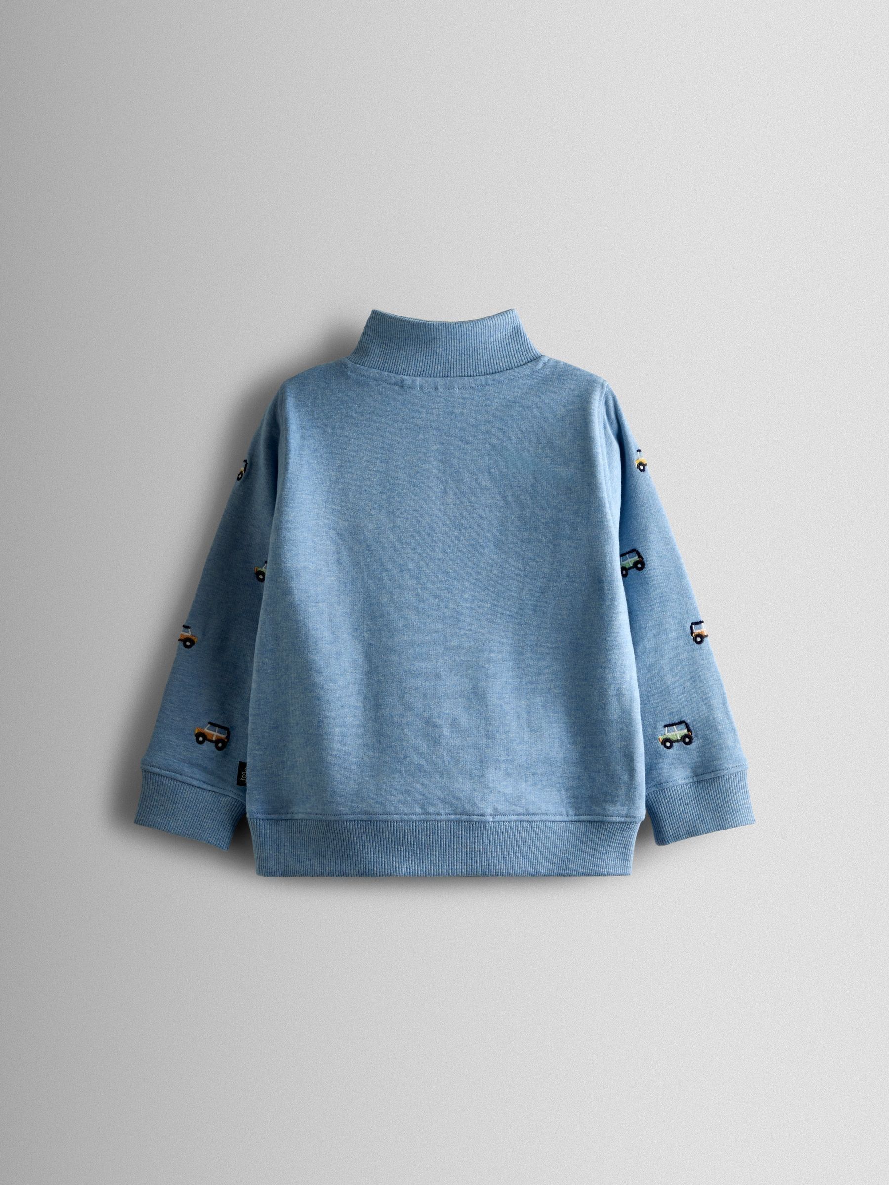 Blue Jeep Safari Scene Reversible Hoodie - Image 2 of 4