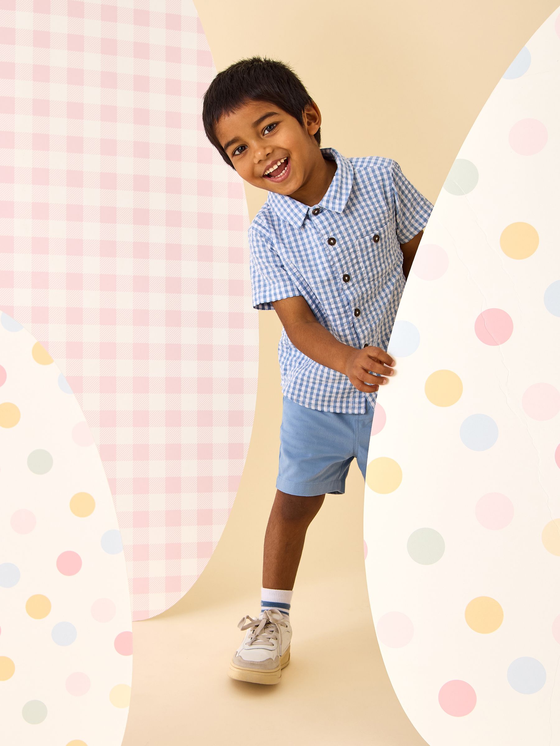 Light Blue Gingham Shirt - Image 1 of 1