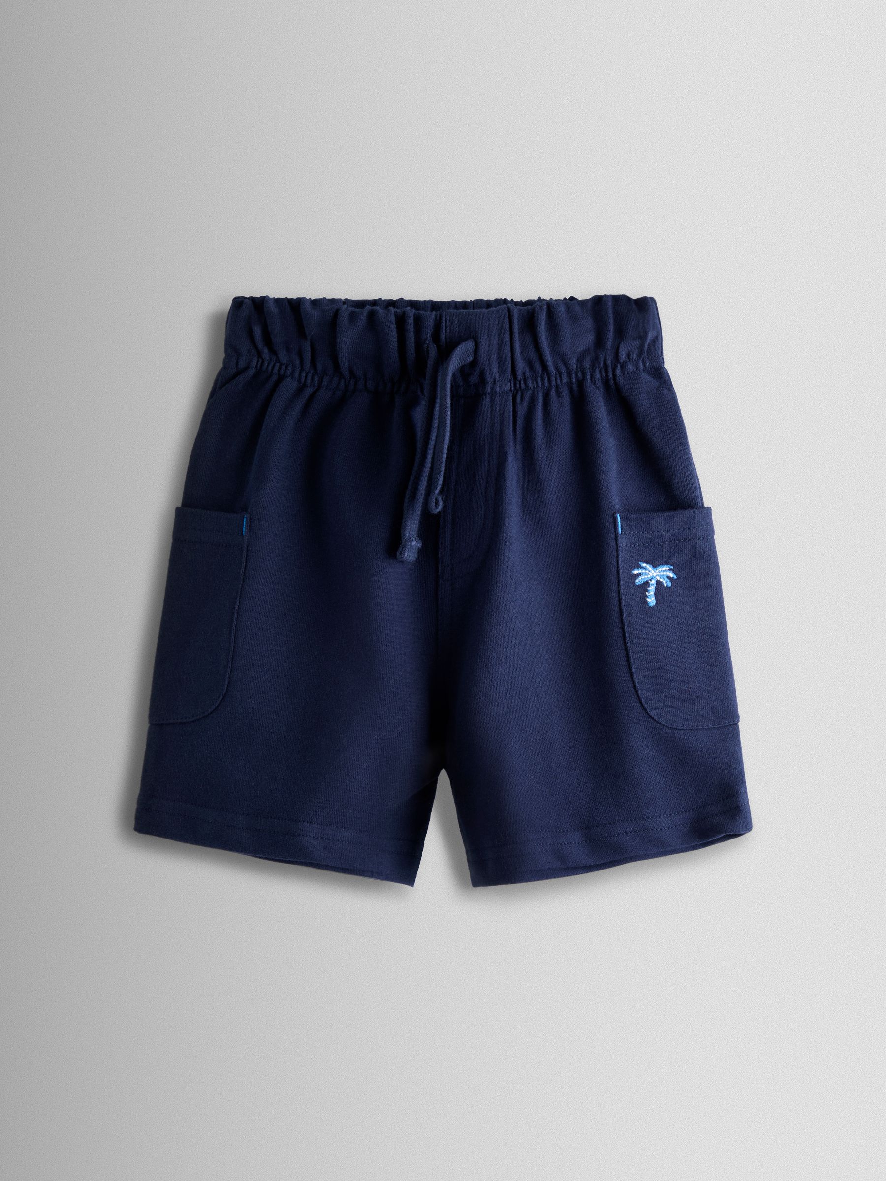 Blue 2-Pack Stripe & Plain Shorts - Image 2 of 7