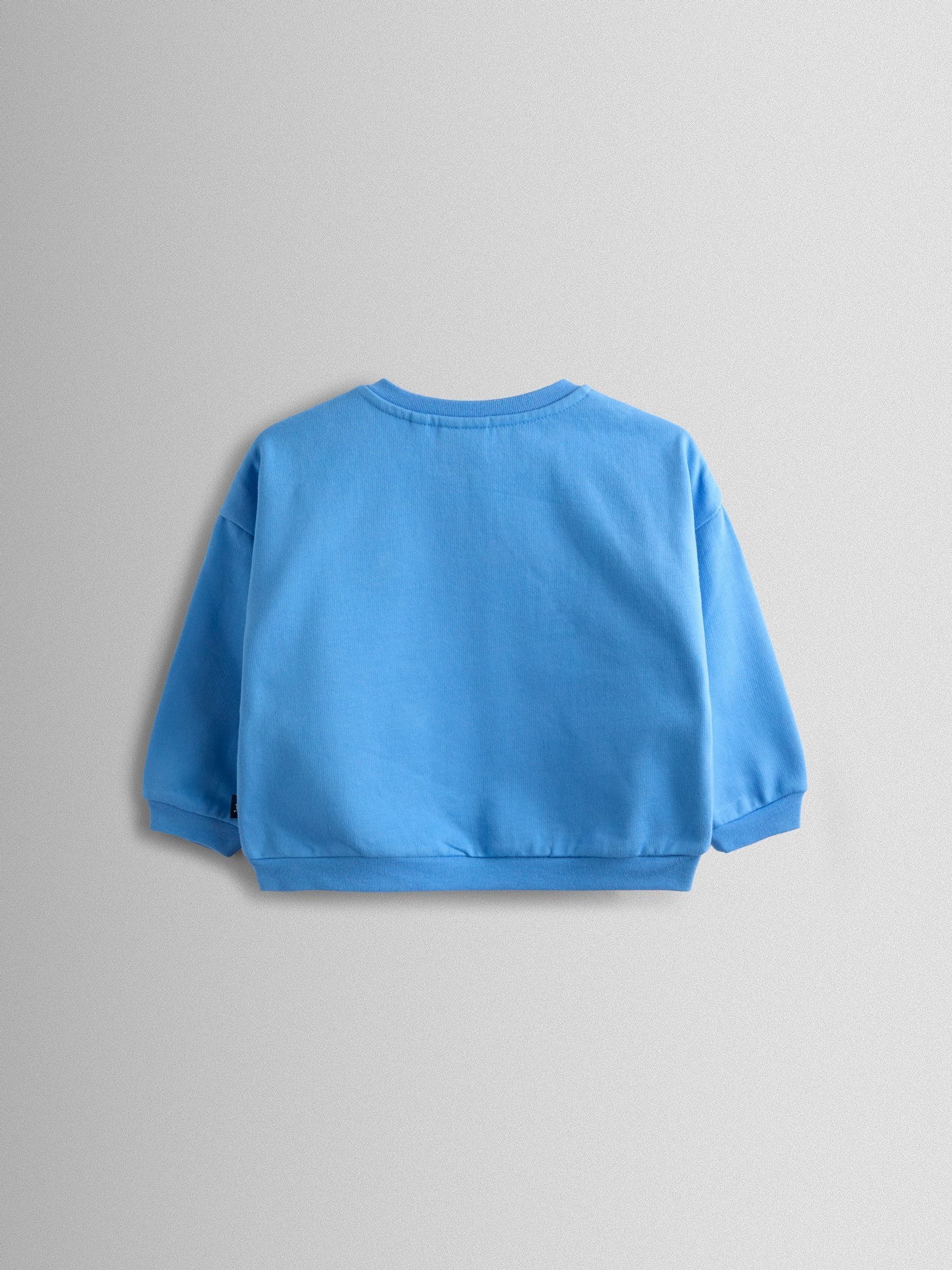 Blue Boat Nautical Applique Sweatshirt - Image 2 of 3