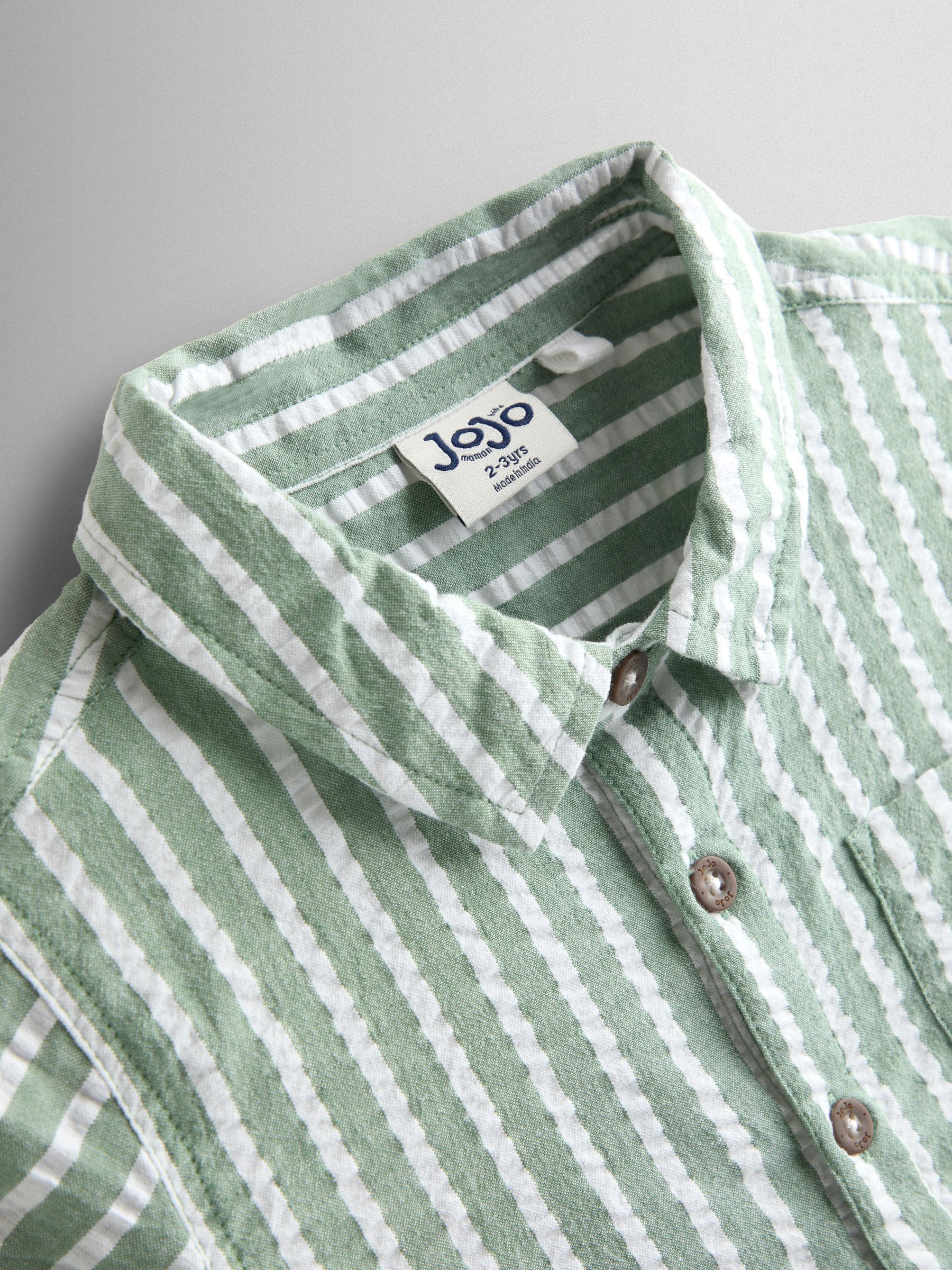 Green Striped Shirt - Image 3 of 4