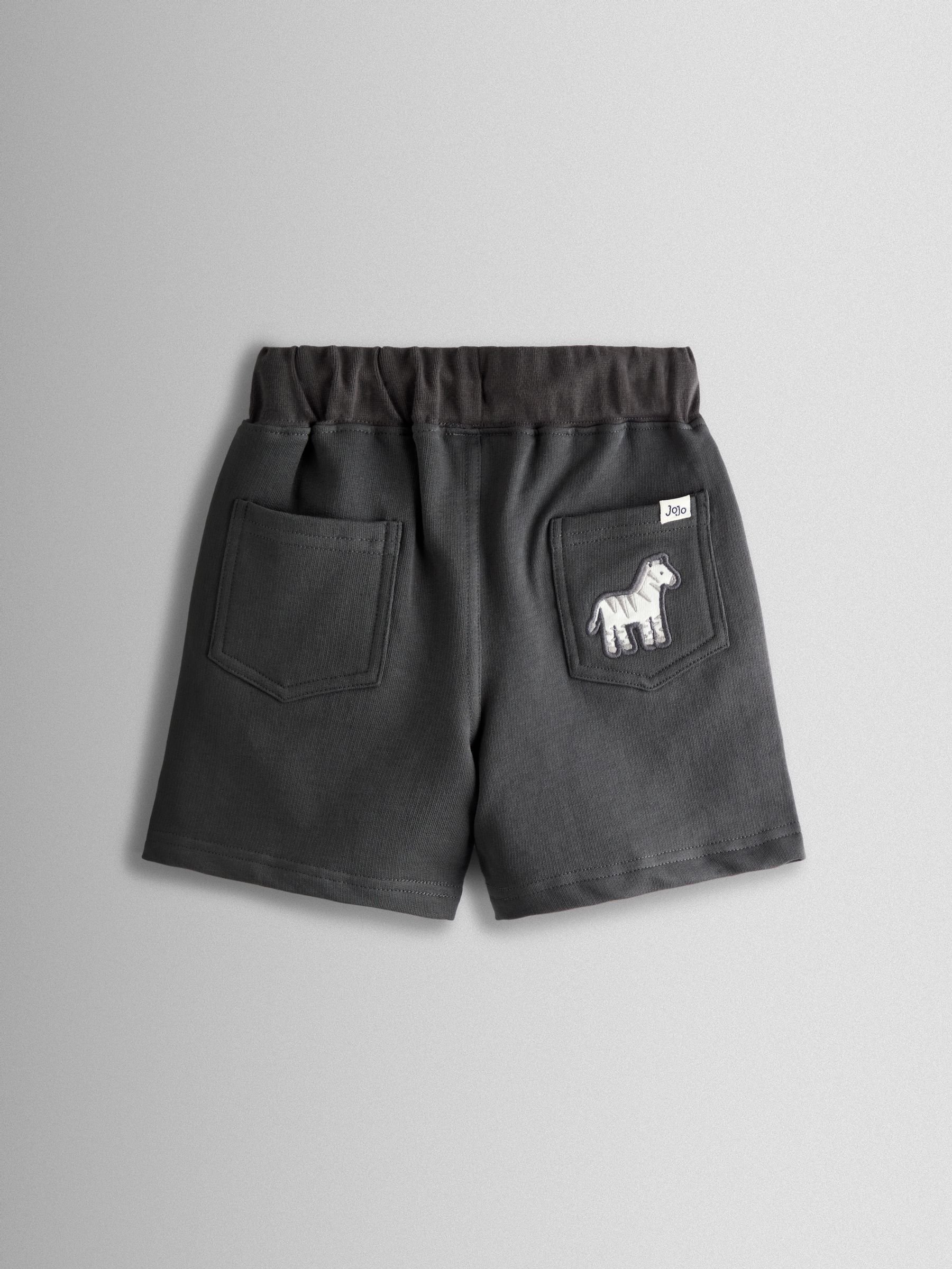 Green 2-Pack Appliqué & Plain Shorts - Image 5 of 7