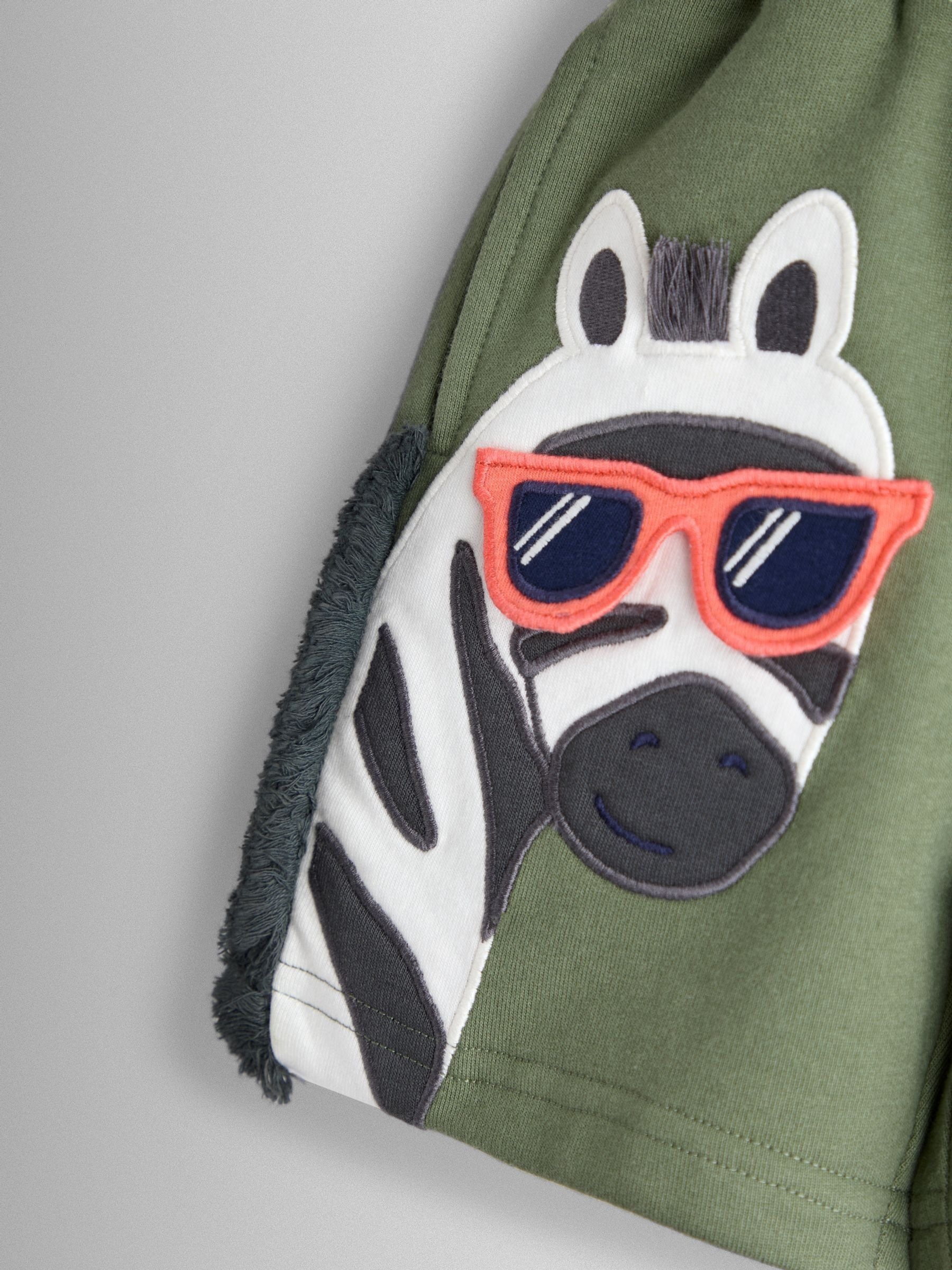 Green 2-Pack Appliqué & Plain Shorts - Image 6 of 7