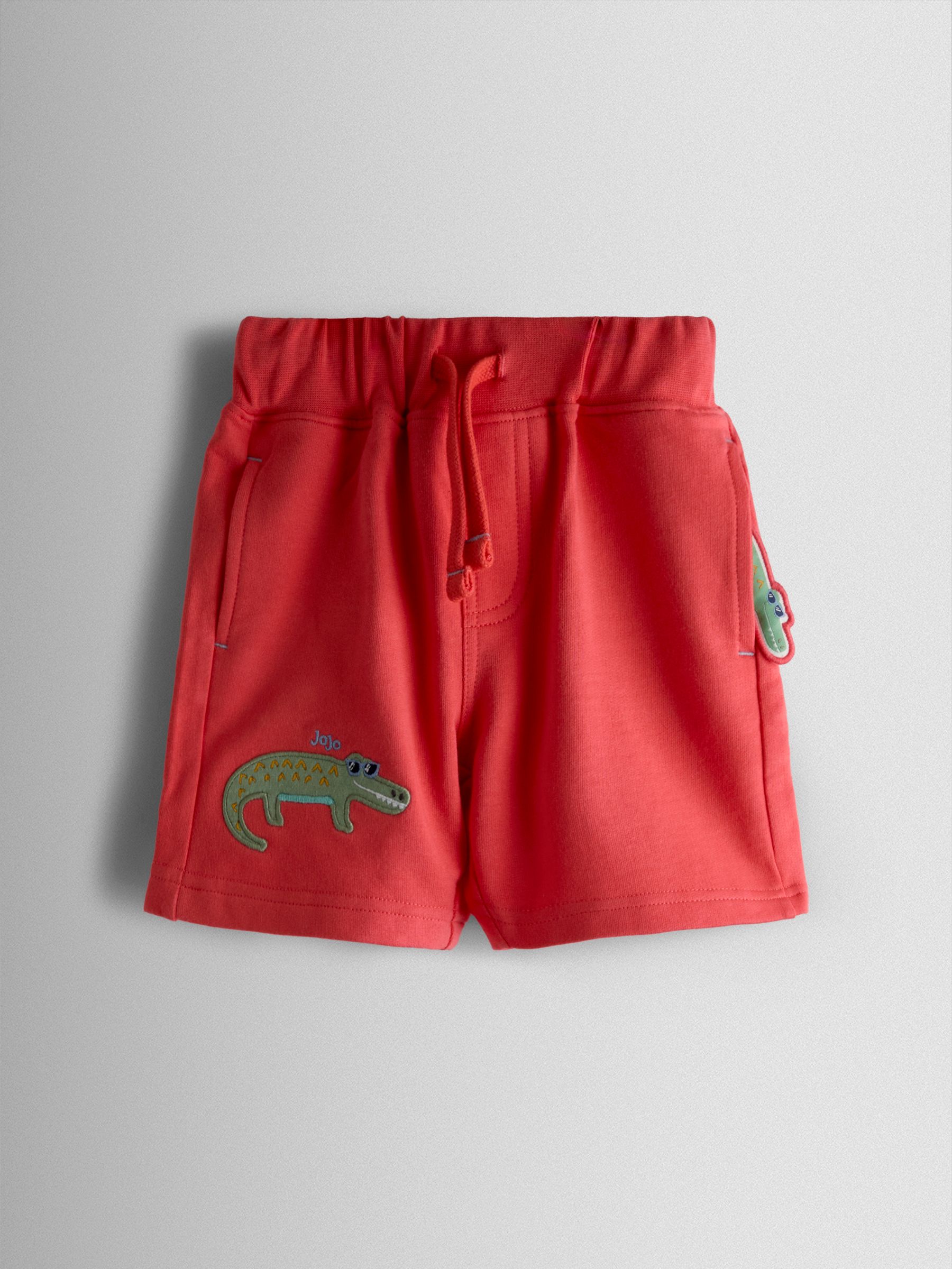 Coral Crocodile 2-Pack Appliqué & Plain Shorts - Image 2 of 8