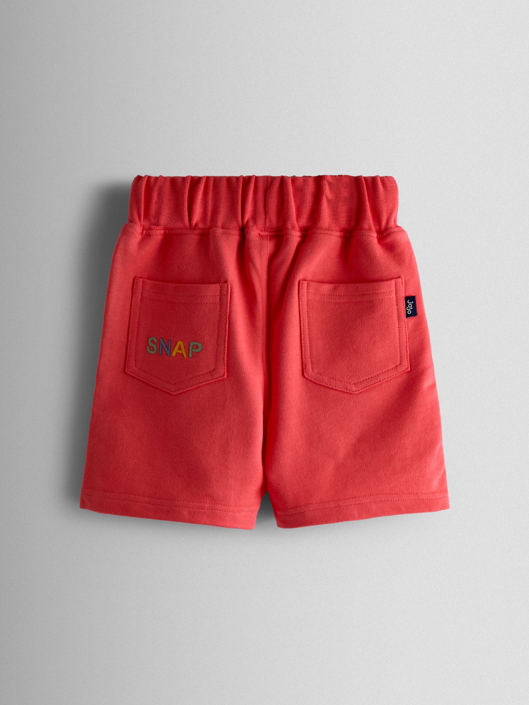 Coral Crocodile 2-Pack Appliqué & Plain Shorts - Image 4 of 8