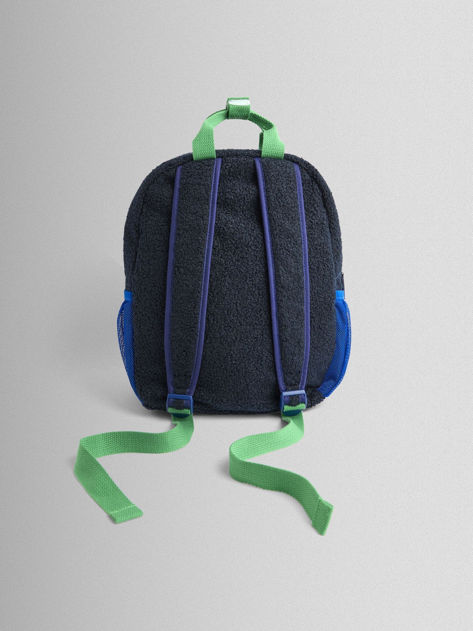 Personalised Borg Colour Block Medium Backpack - Image 3 of 7
