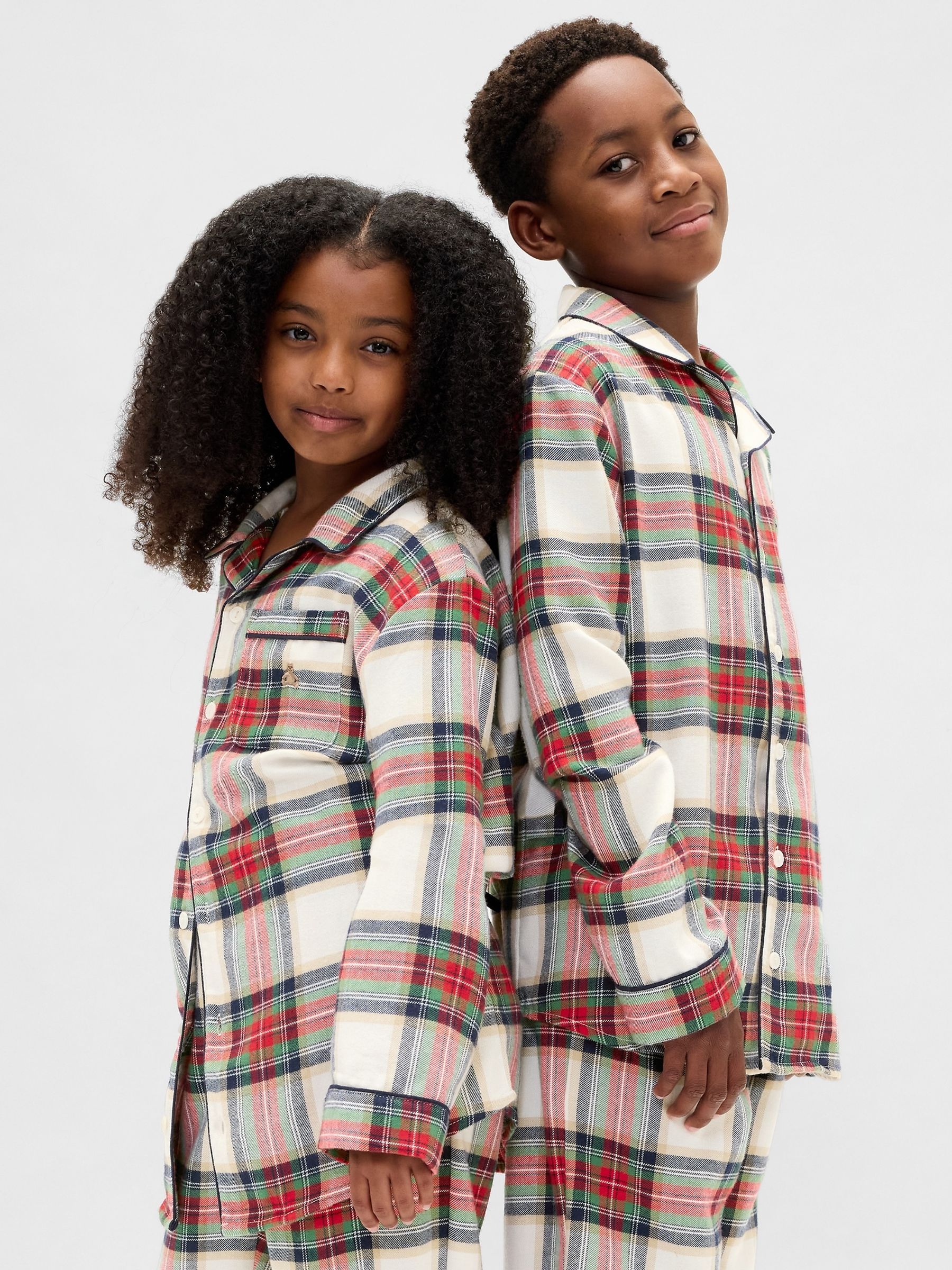 Red Check Flannel Pyjamas Set (6-13yrs) - Image 3 of 6