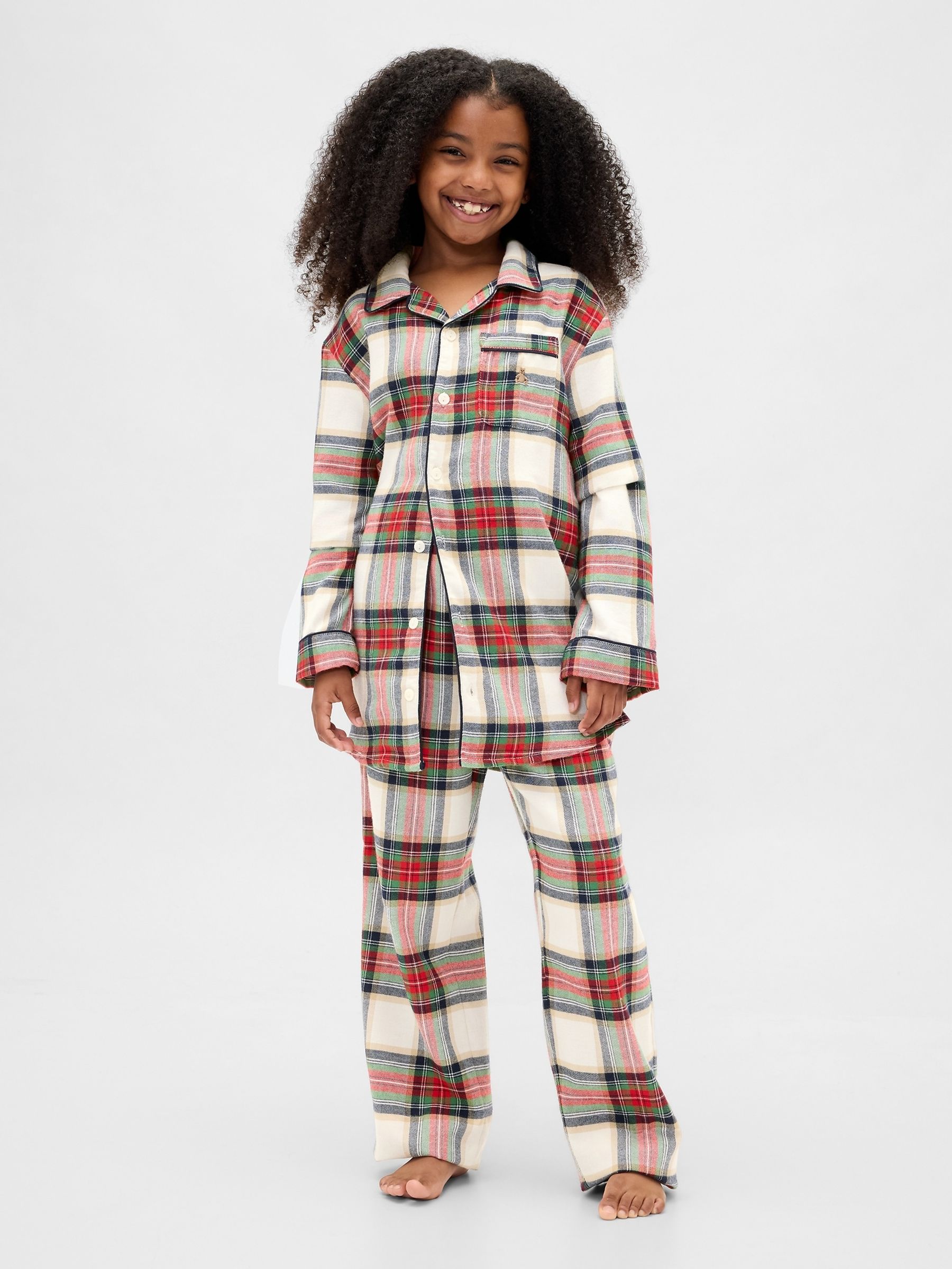 Red Check Flannel Pyjamas Set (6-13yrs) - Image 4 of 6