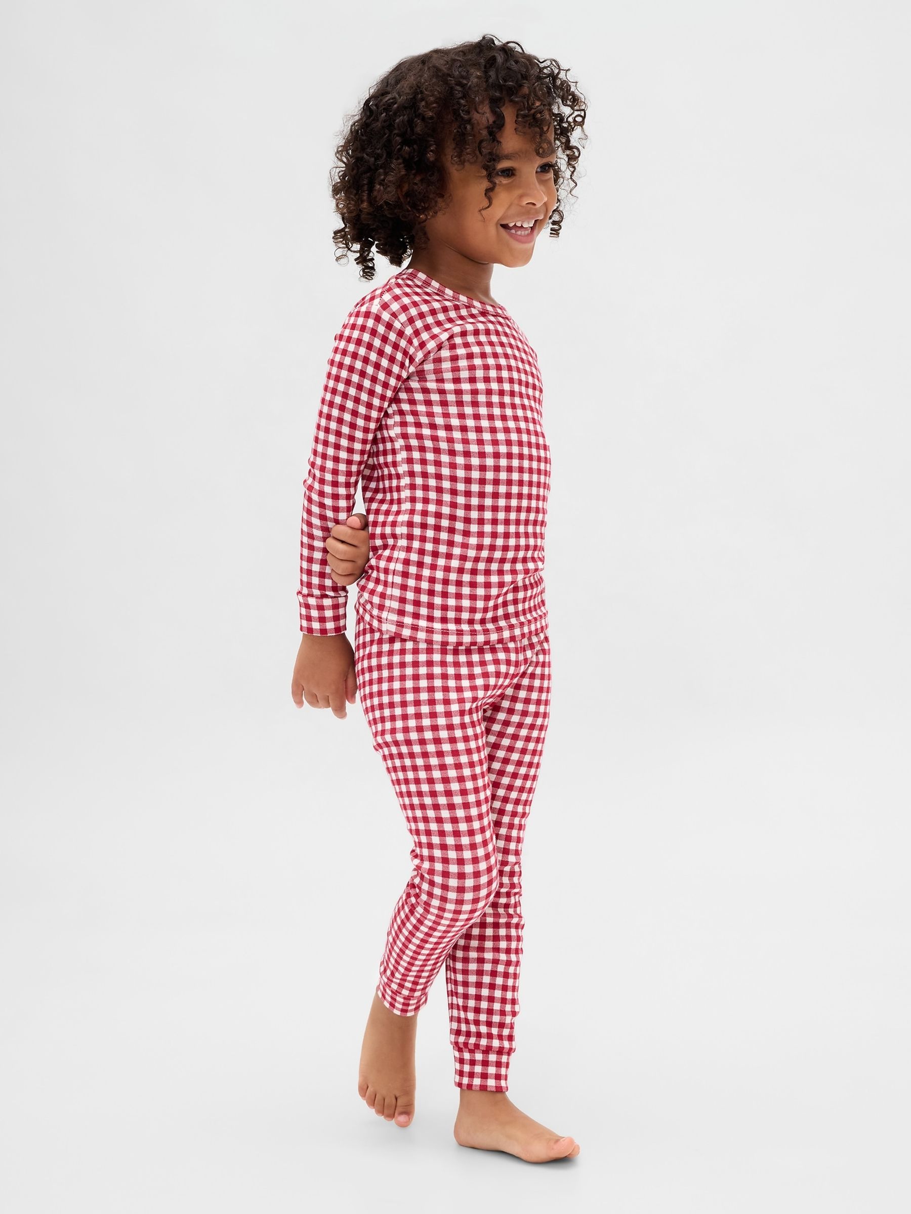 Red Brushed Cotton Pyjamas Set (6mths-5yrs) - Image 3 of 6