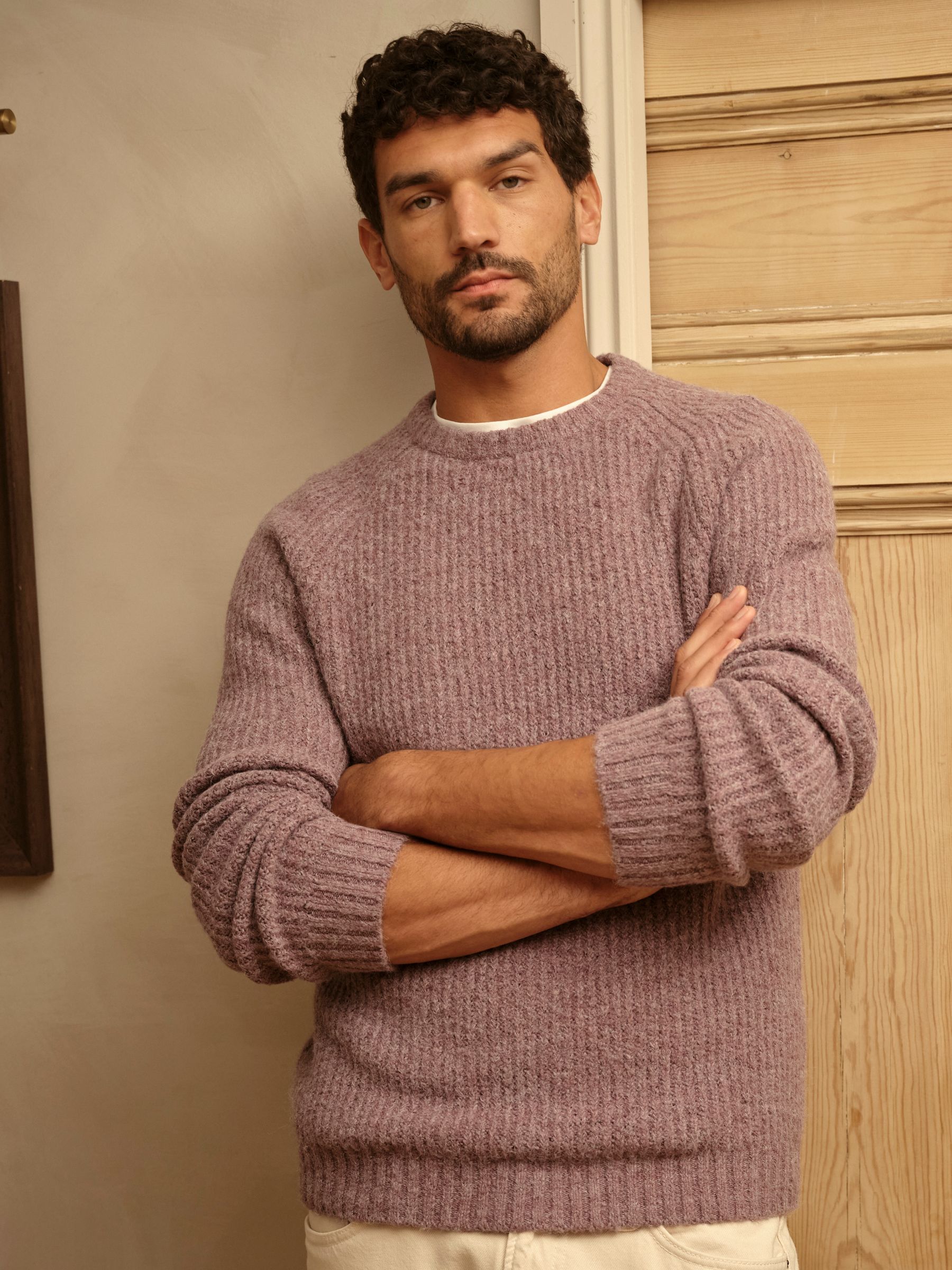 Knitted Crew Neck Jumper