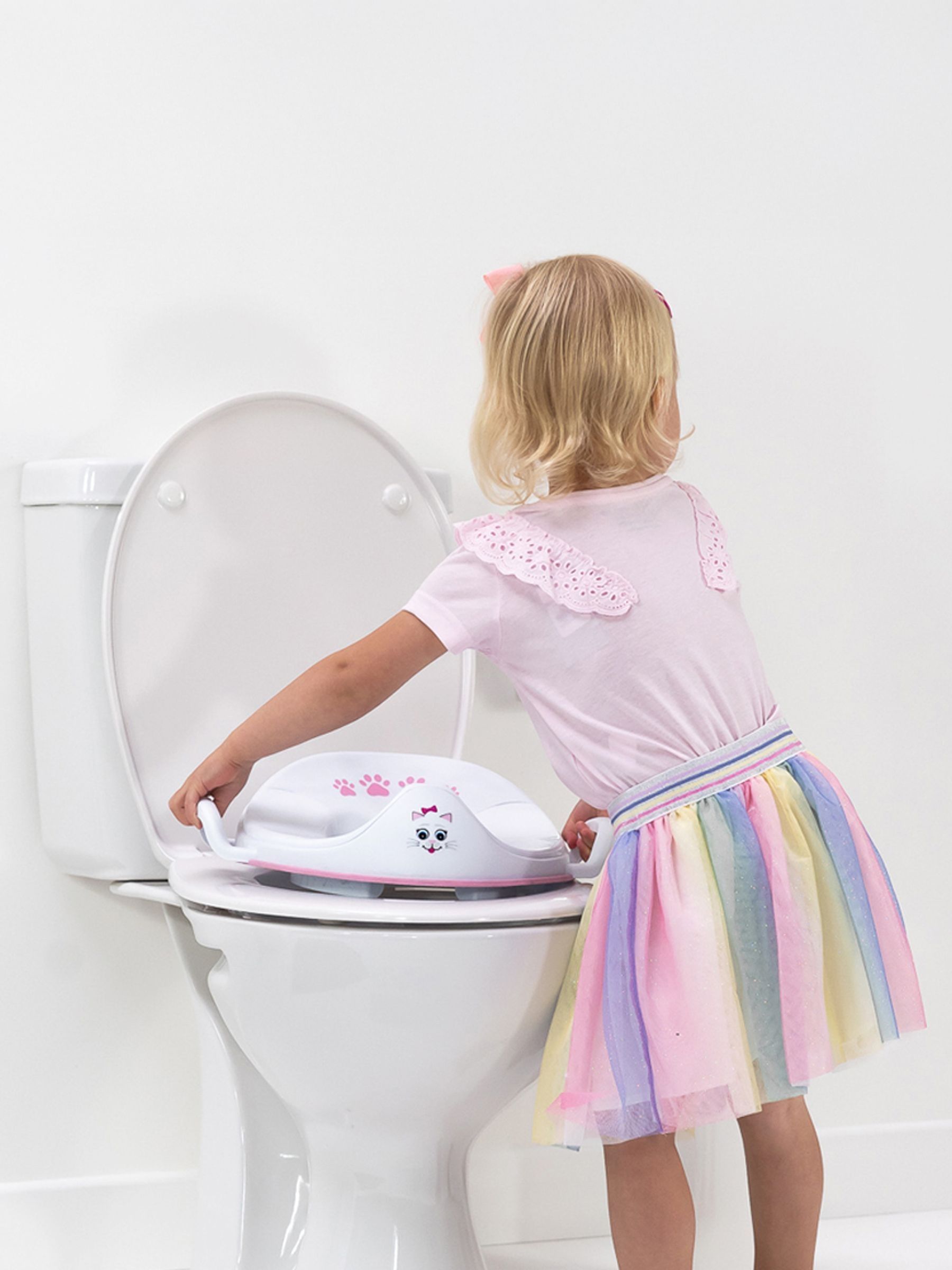 White and Pink My Little Trainer Seat - Image 2 of 5