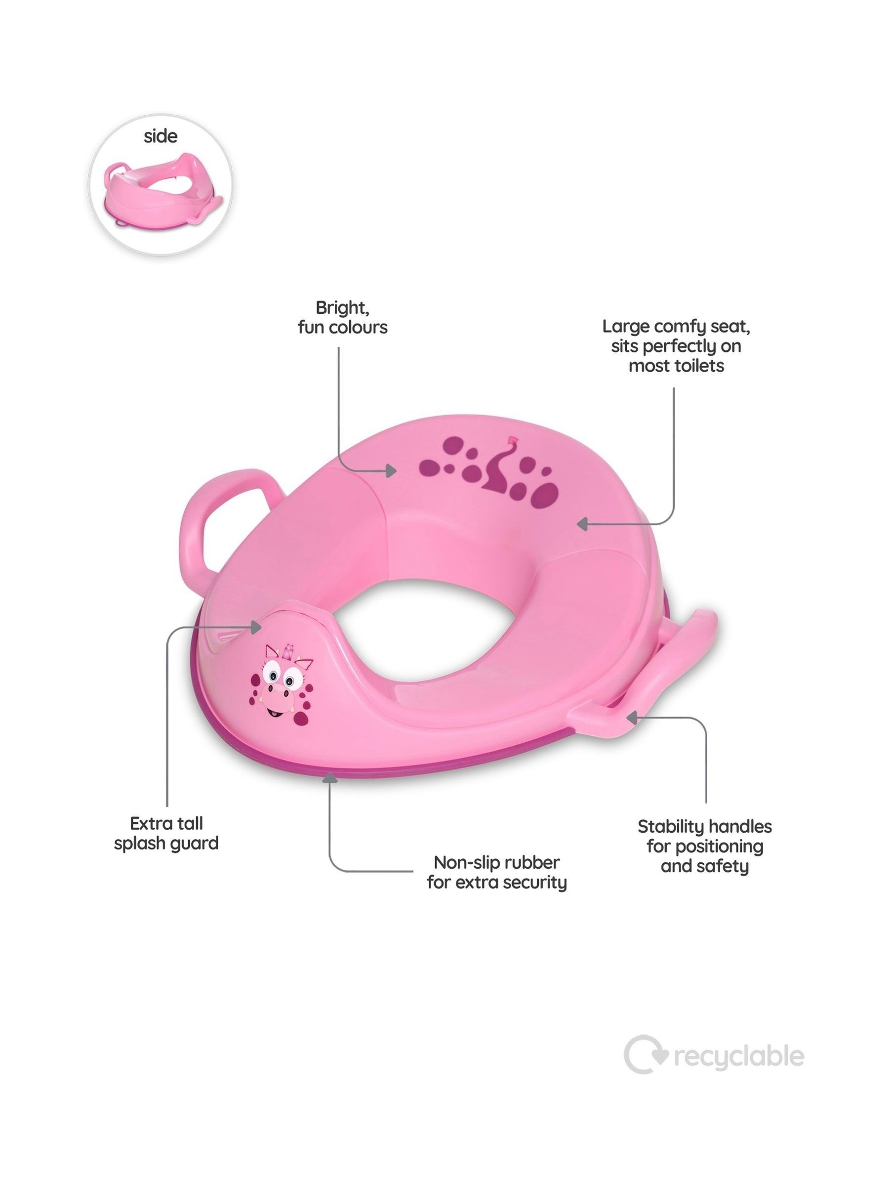 Pink My Little Trainer Seat - Image 3 of 6