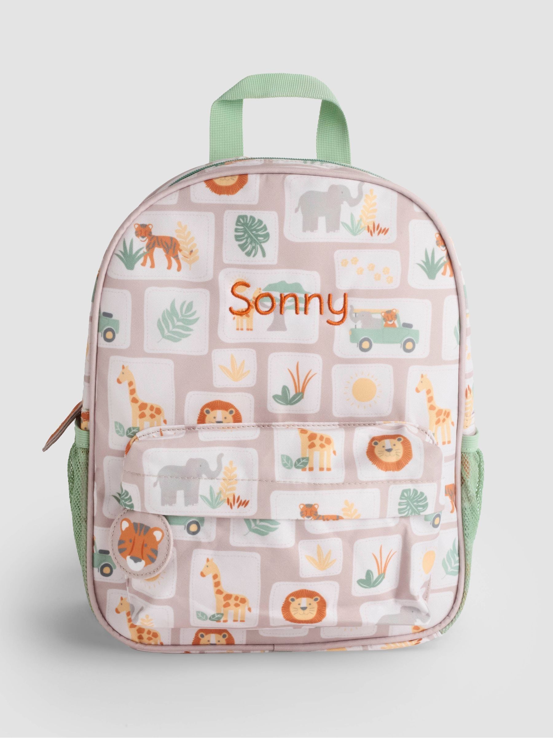 Natural Safari Personalised Medium Backpack - Image 2 of 3