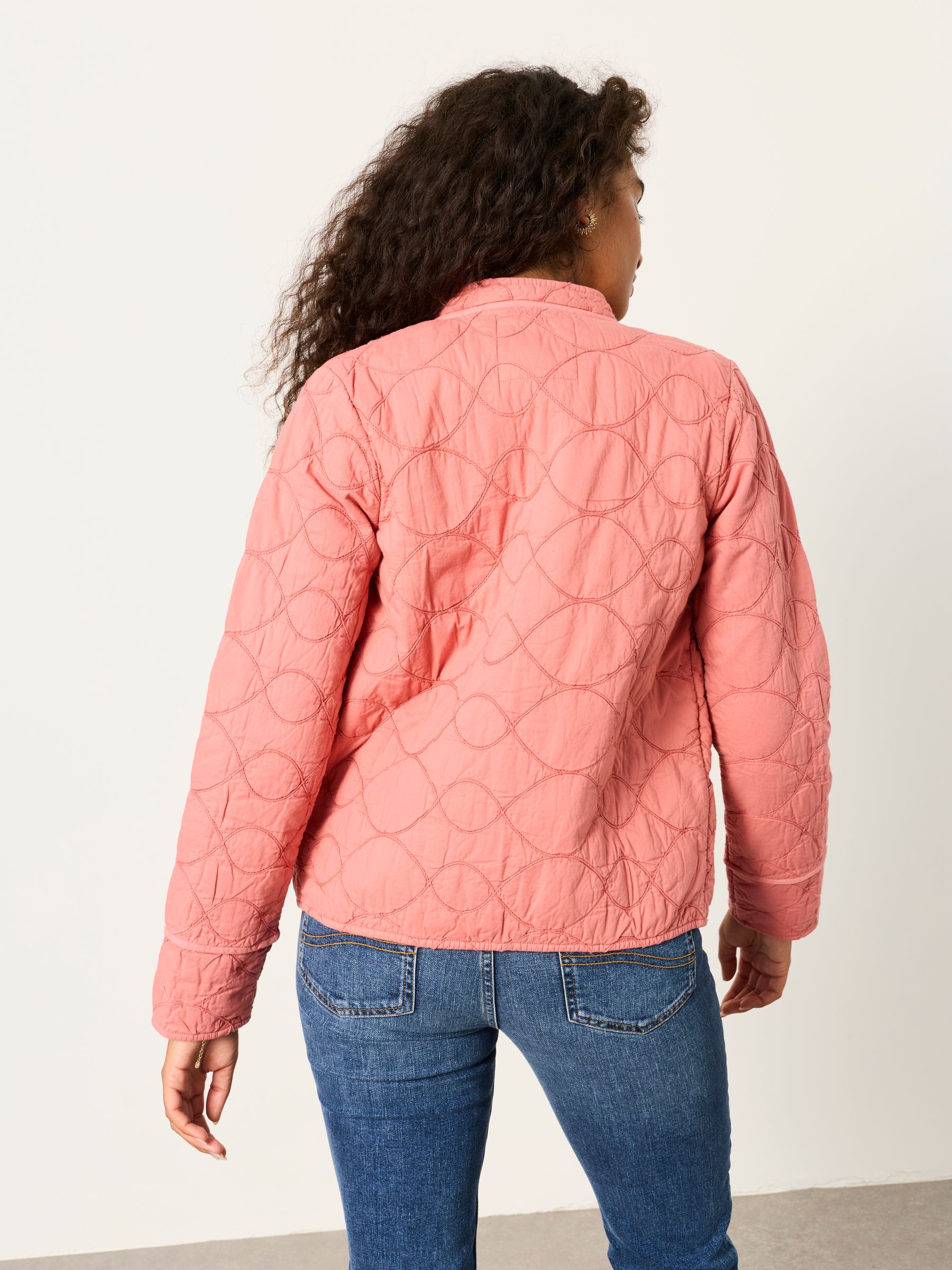 Pink Petite Quilted Jacket - Image 2 of 7