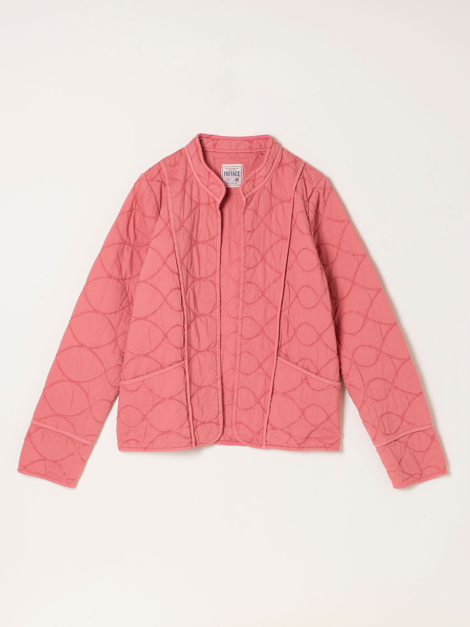 Pink Petite Quilted Jacket - Image 7 of 7