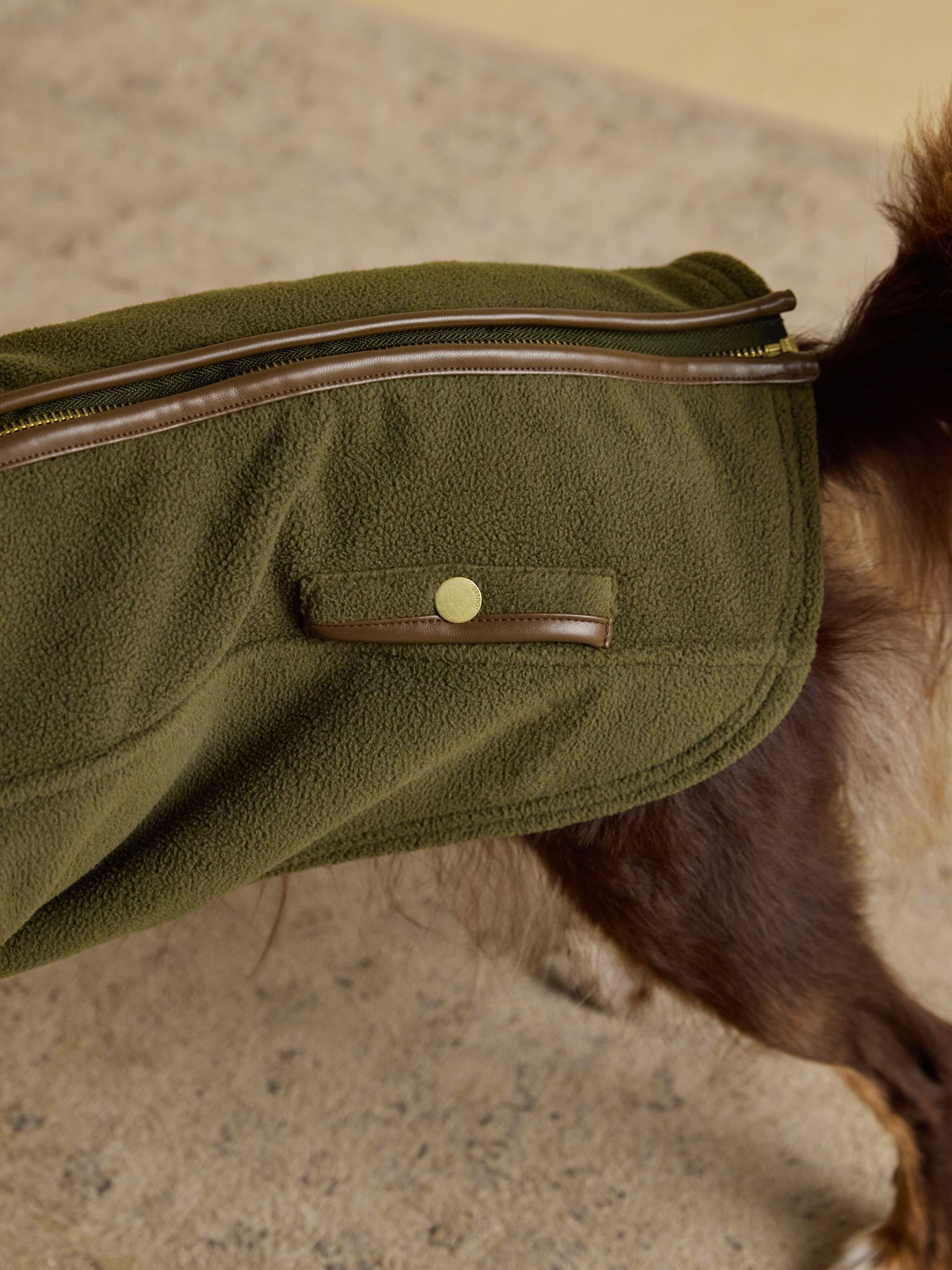 Khaki Heritage Dog Fleece - Image 7 of 11