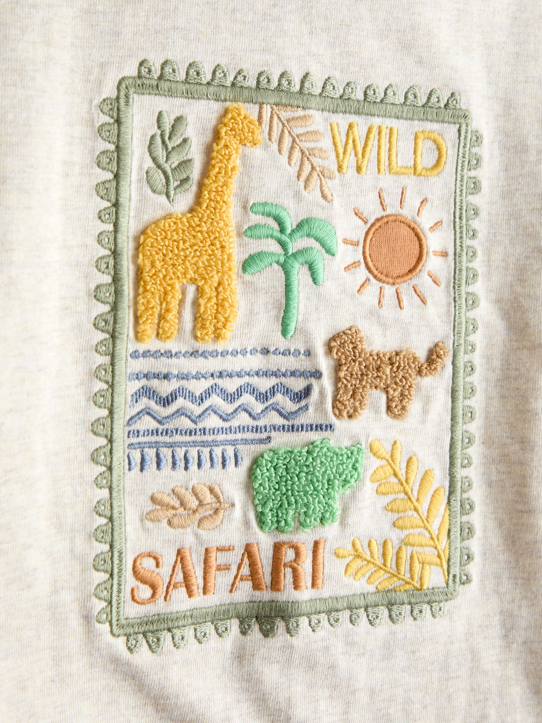 Natural Safari Stamp Graphic T-Shirt - Image 3 of 3