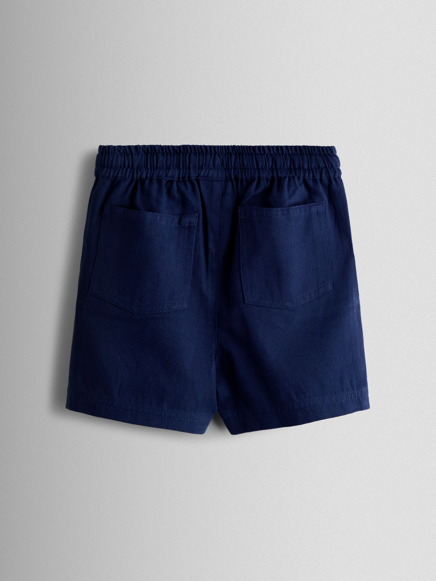 Blue Textured Shirt & Shorts Resort Set - Image 5 of 7