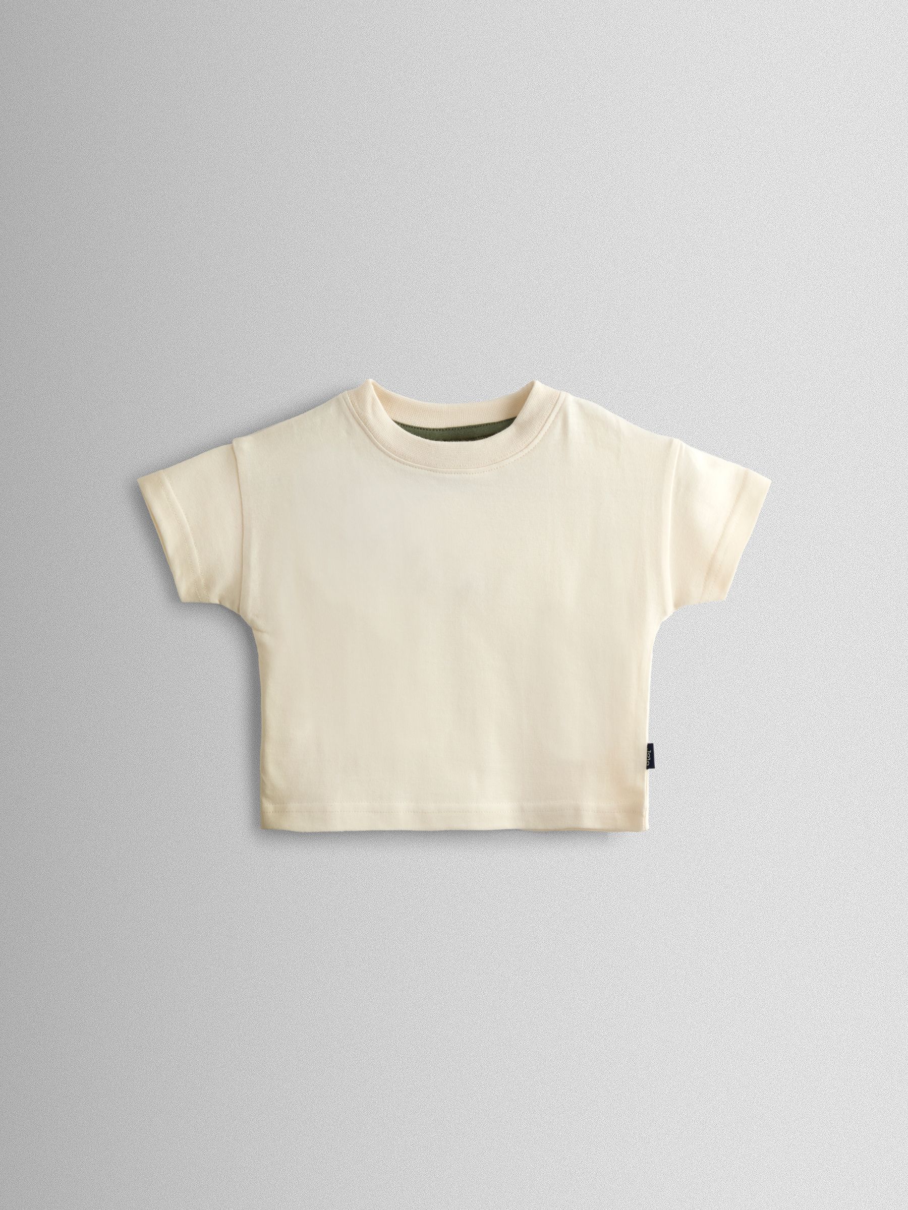 Green 3-Piece Stripe Dungarees & T-Shirt Set with Hat - Image 4 of 8