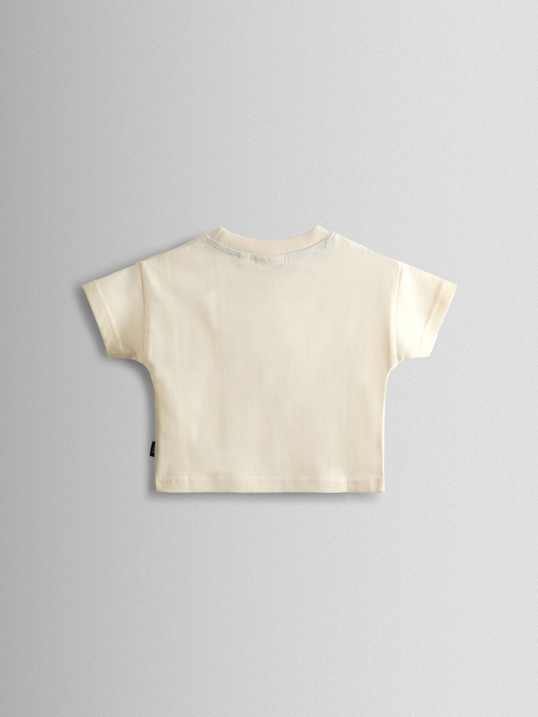 Green 3-Piece Stripe Dungarees & T-Shirt Set with Hat - Image 5 of 8