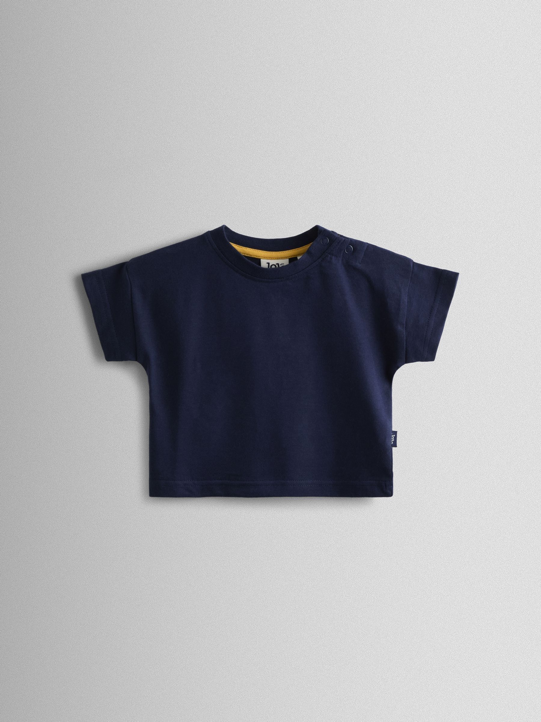Navy Blue Stripe Dungarees, T-Shirt & Hat 3-Piece Set - Image 2 of 8 Navy Blue Stripe Dungarees, T-Shirt & Hat 3-Piece Set - Image 2 of 8