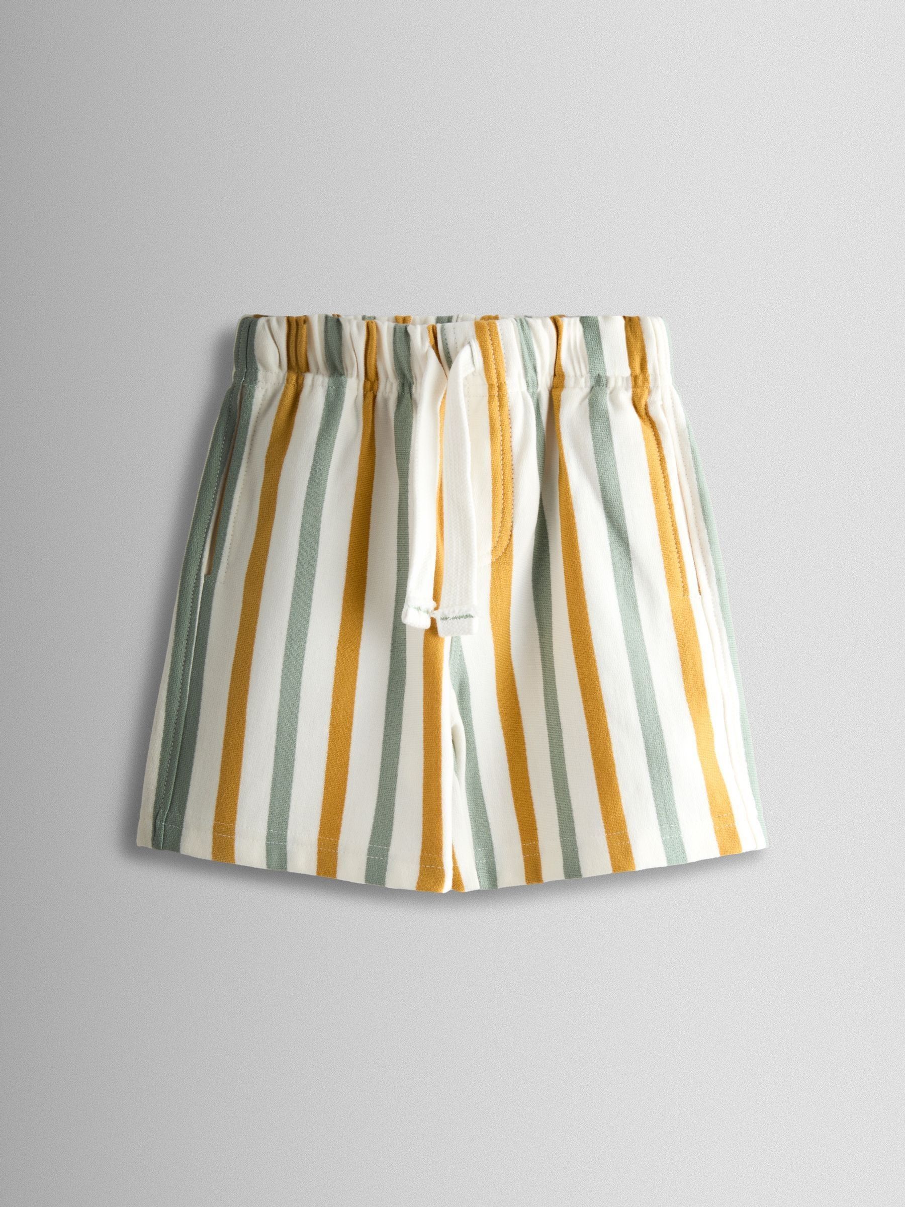 Cream 2-Piece Safari Printed T-Shirt & Shorts Set - Image 4 of 6