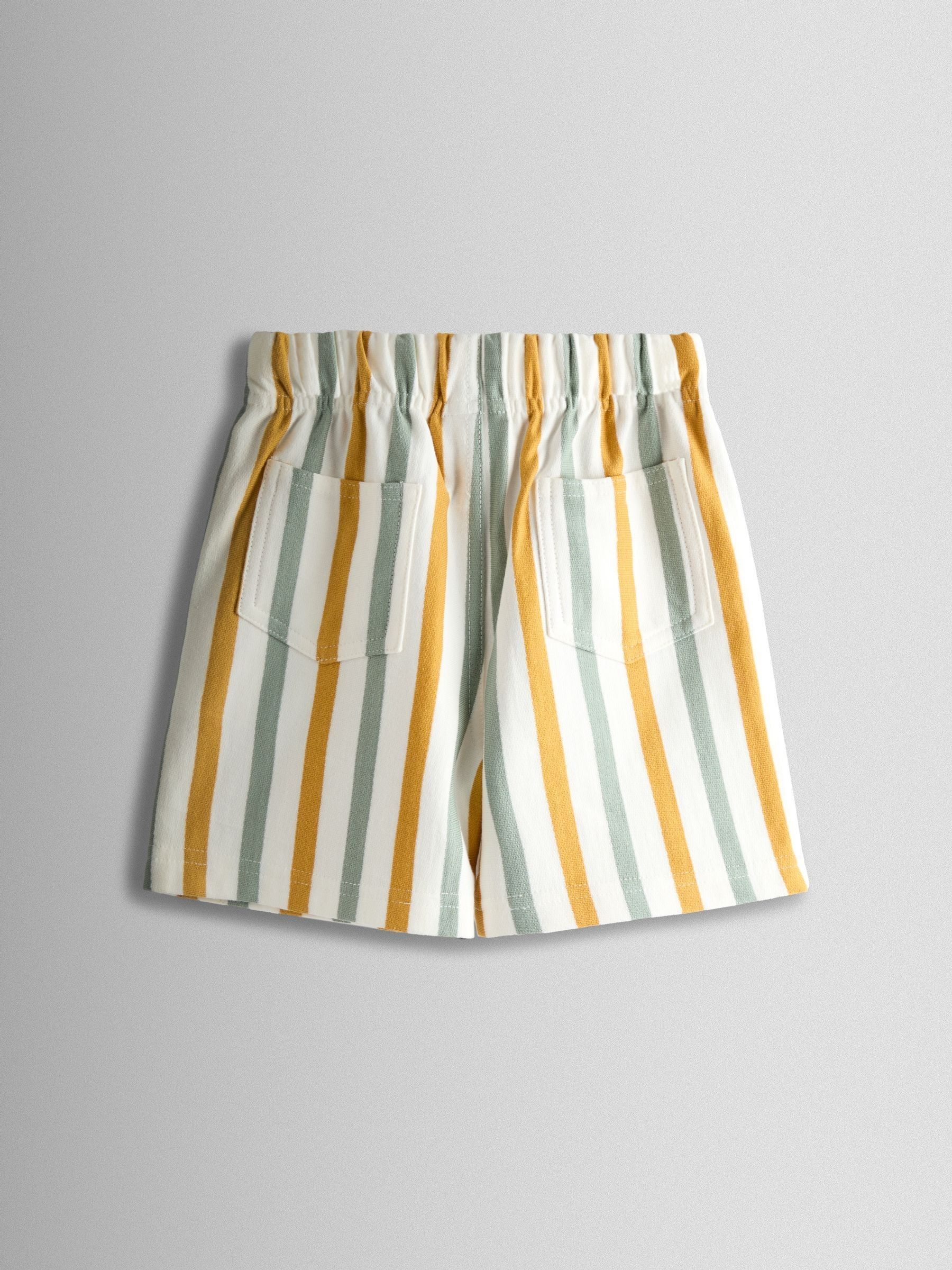 Cream 2-Piece Safari Printed T-Shirt & Shorts Set - Image 5 of 6