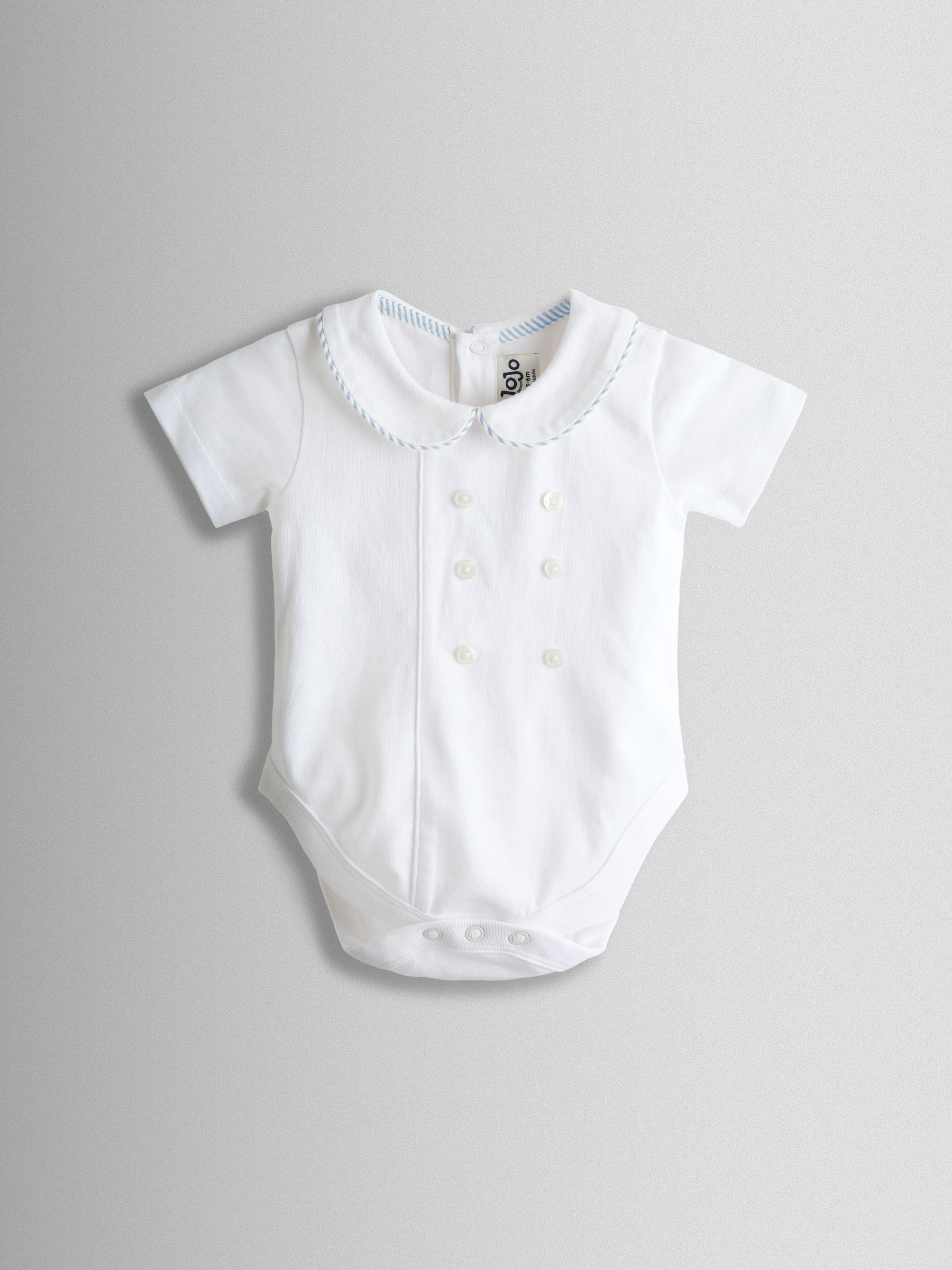 Light Blue Classic Body & Stripe Shorts Set 2 Piece - Image 2 of 7