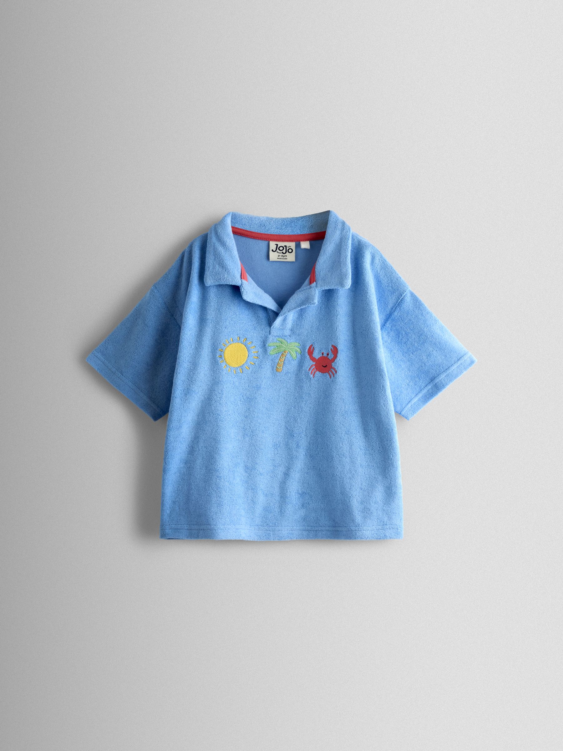 Blue Crab 2-Piece Toweling Shirt & Shorts Set - Image 2 of 7