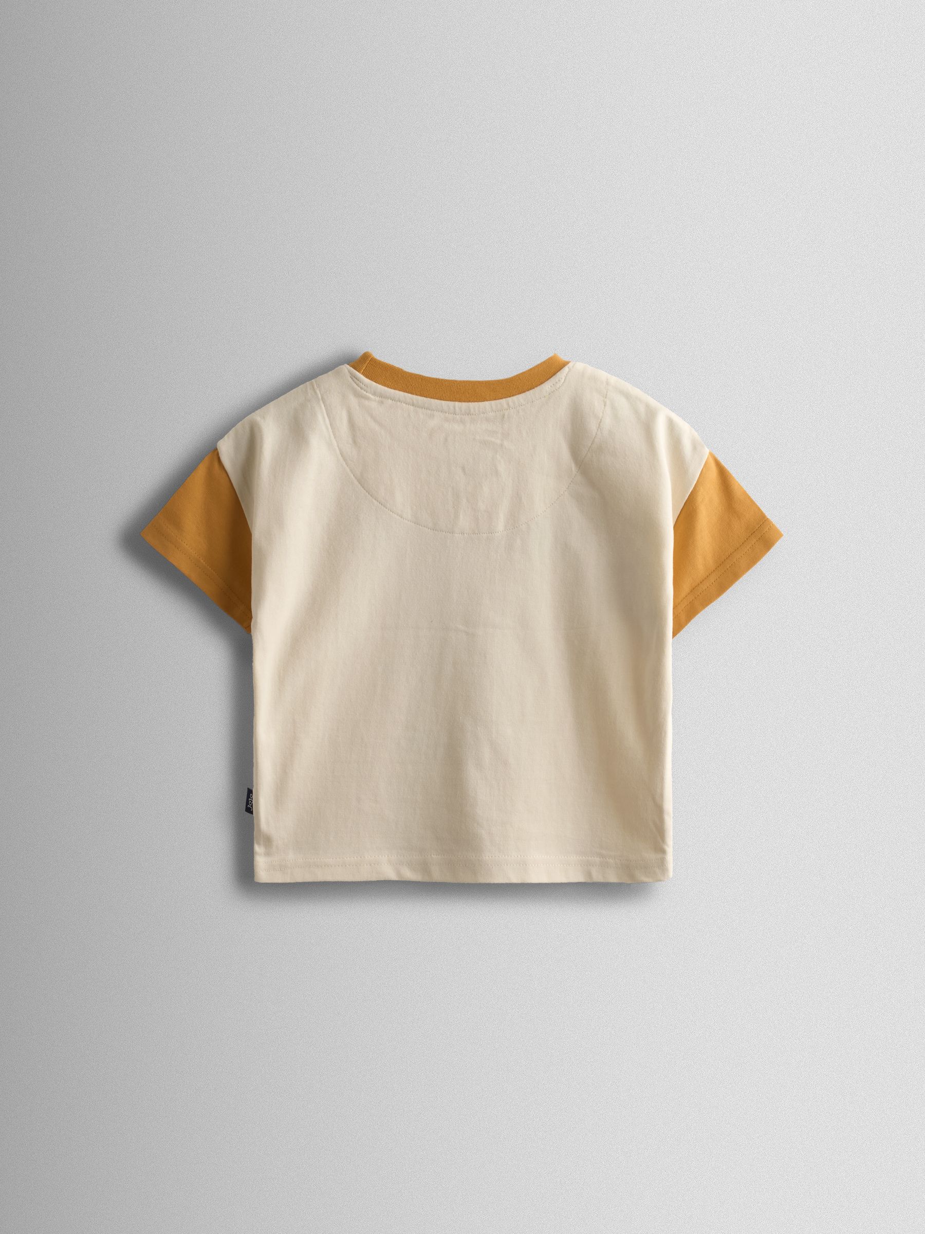 Cream & Orange 2-Pack Roarsome Lion Appliqué & Printed T-Shirts - Image 3 of 8