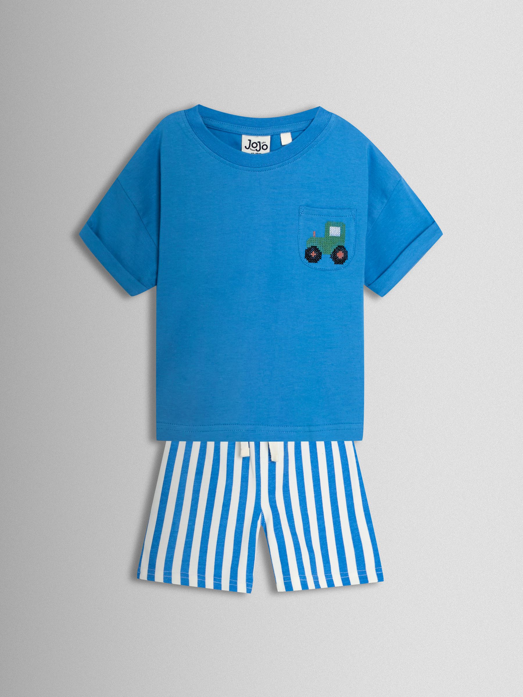 Blue Tractor 2-Piece T-Shirt And Shorts Set - Image 1 of 6