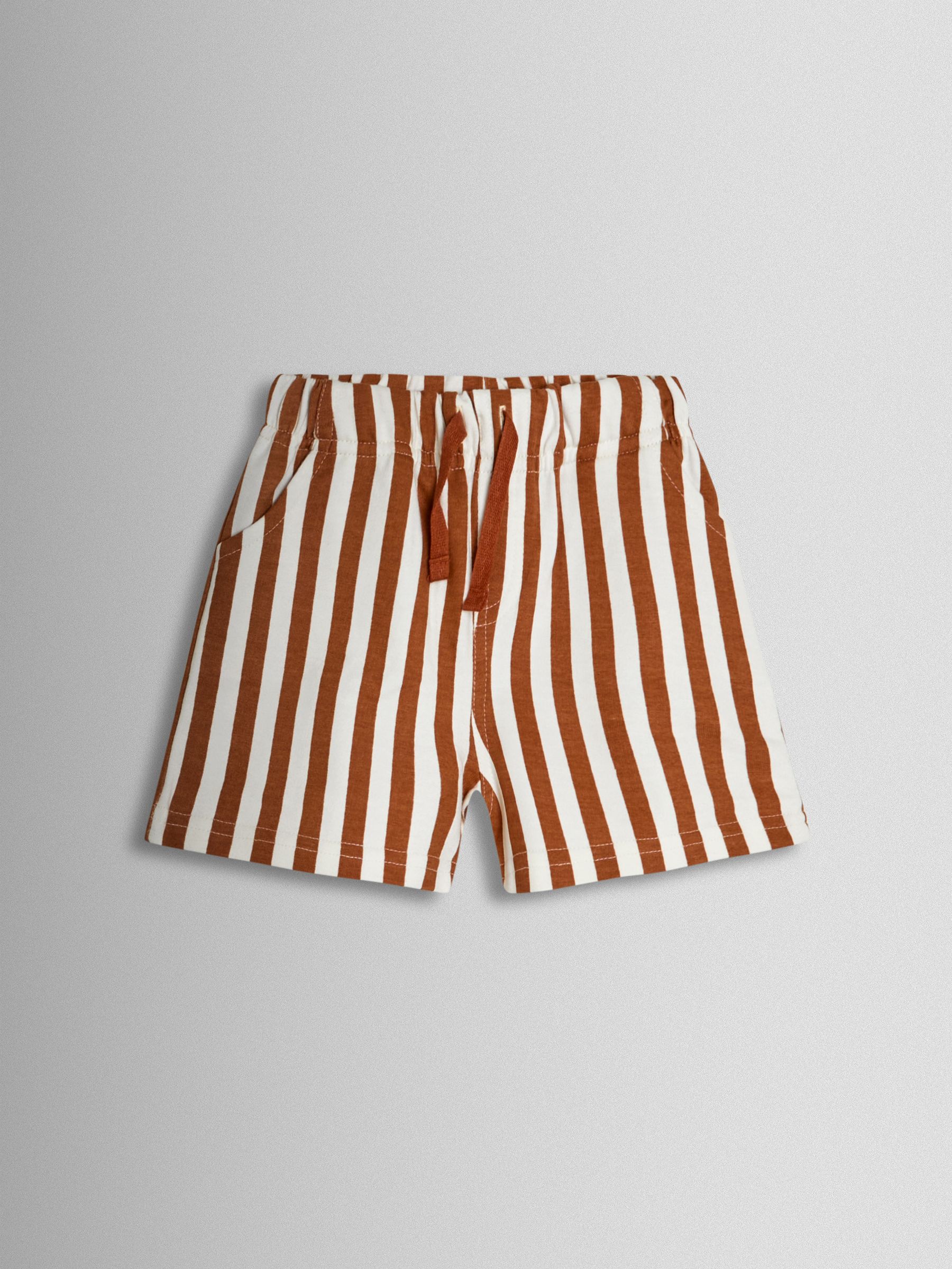 Tan Brown Safari Printed T-Shirt & Shorts Set - Image 4 of 6