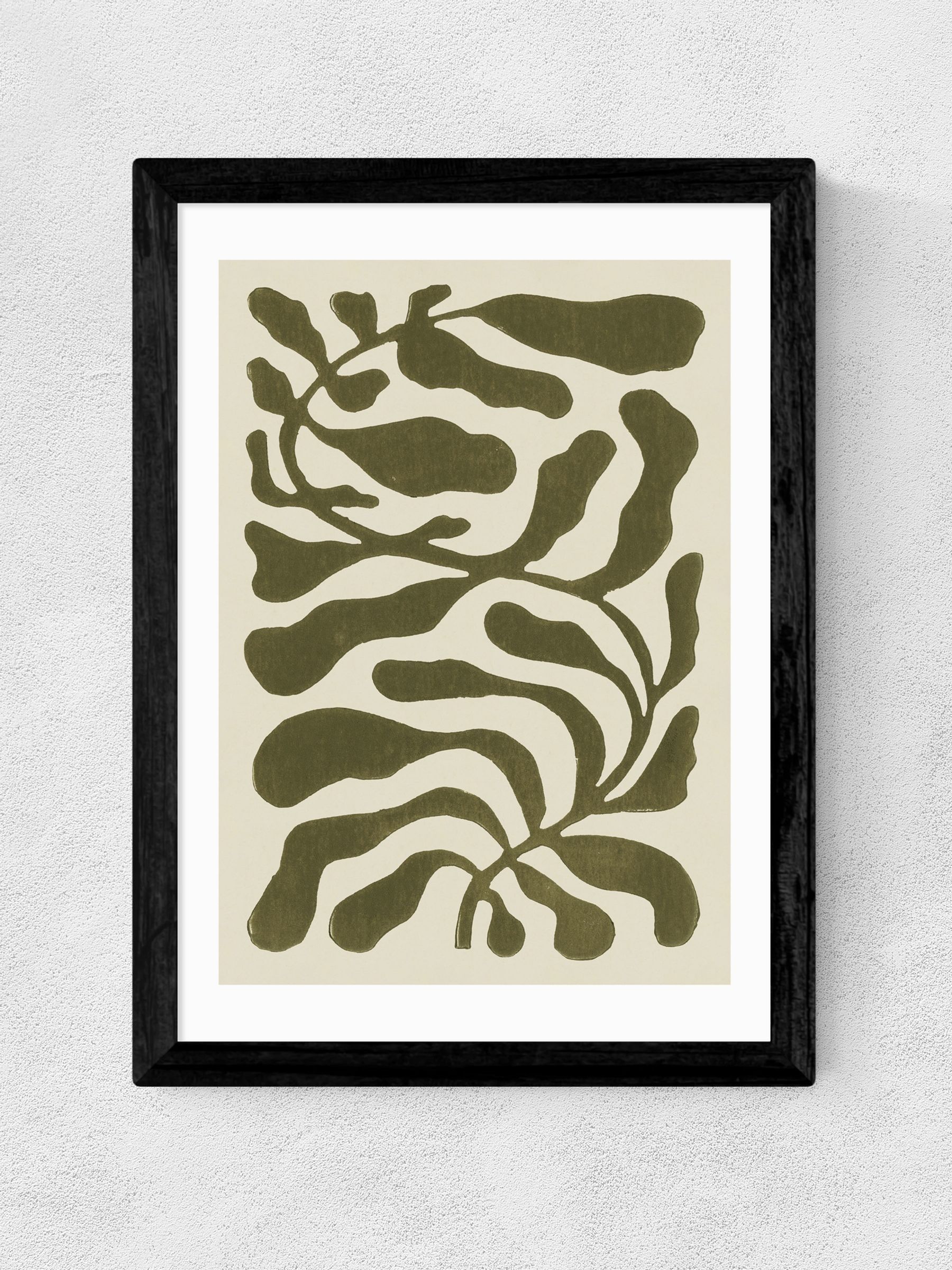 East End Prints Black One Hundred Leaved Plant Wall Art Print by Alisa Galitsyna - Image 2 of 3