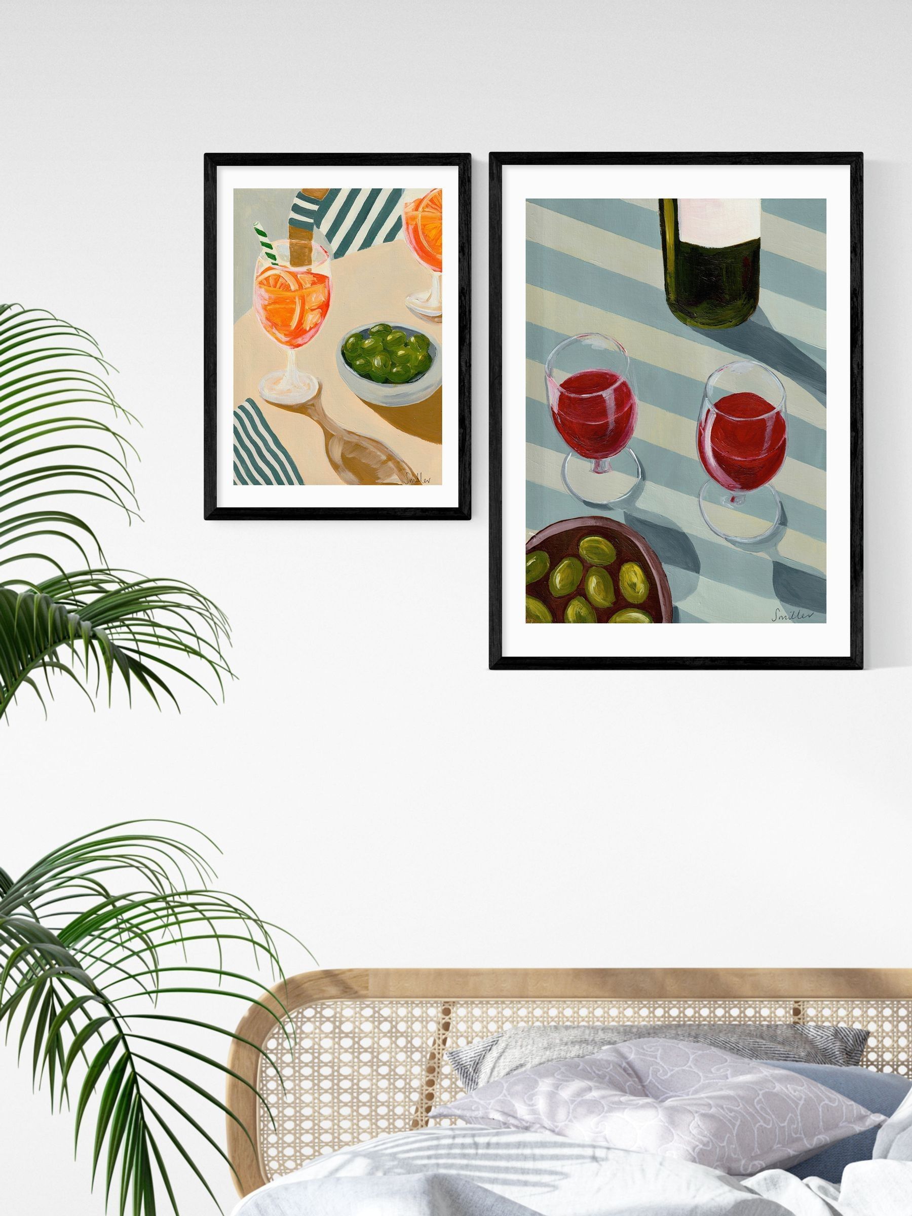 Black Blue Wine Time Wall Art Print by Susie Miller - Image 3 of 3 Black Blue Wine Time Wall Art Print by Susie Miller - Image 3 of 3