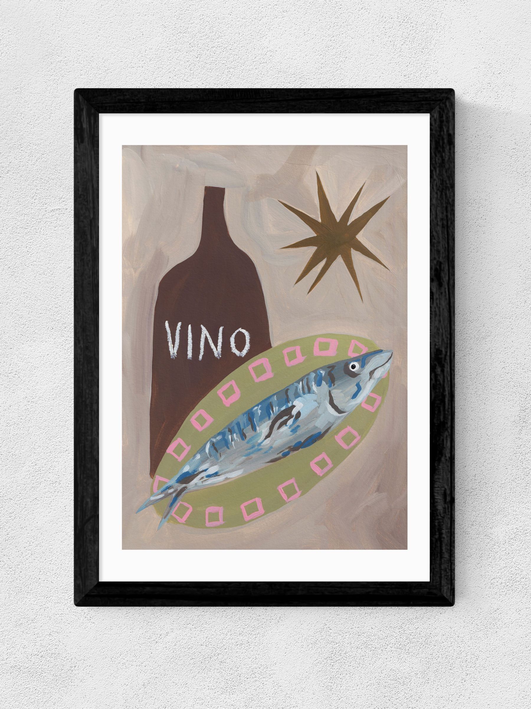 Black Fish Supper Wall Art Print by Jazmine Joye - Image 2 of 3 Black Fish Supper Wall Art Print by Jazmine Joye - Image 2 of 3