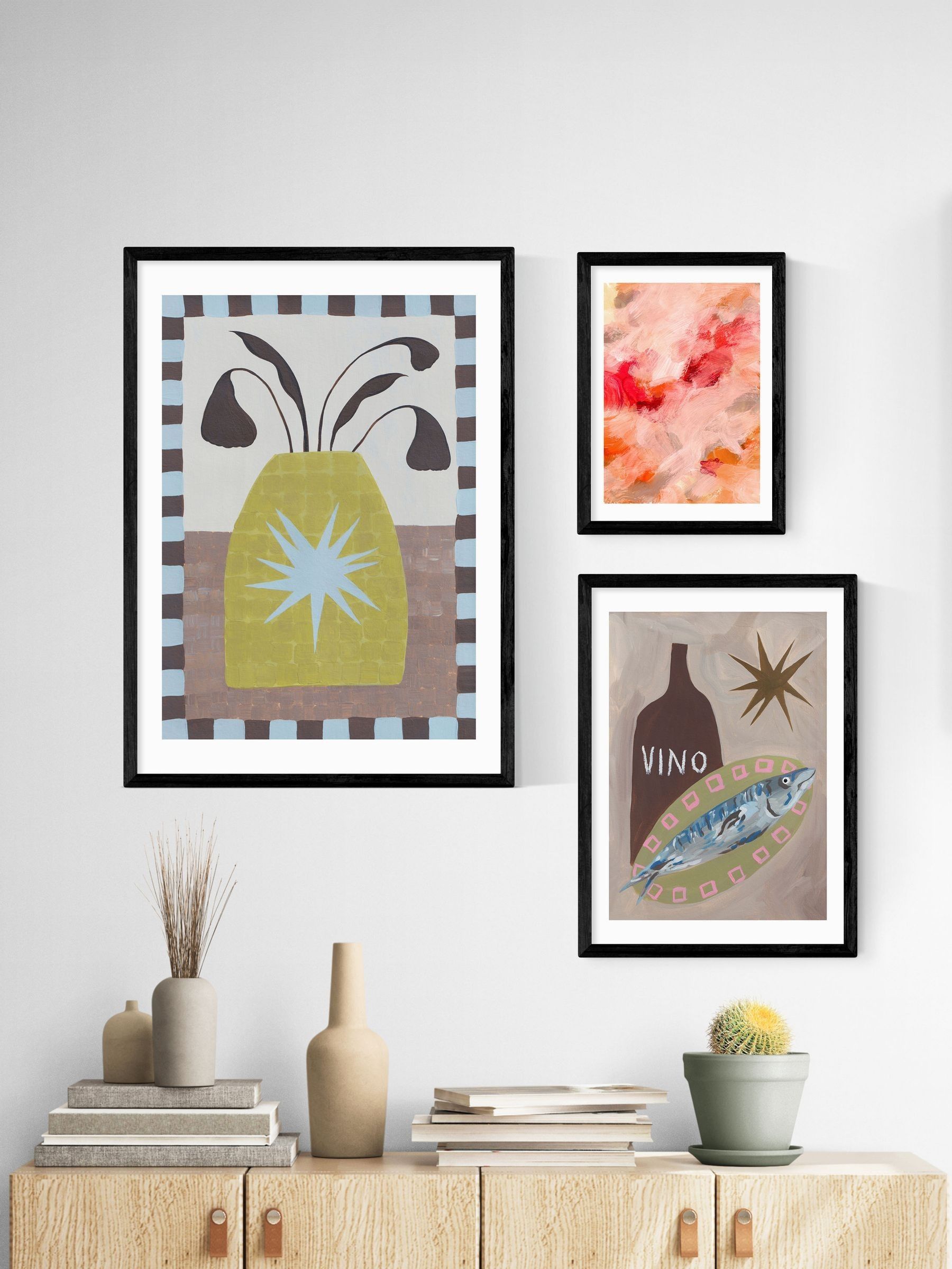 Black Fish Supper Wall Art Print by Jazmine Joye - Image 3 of 3