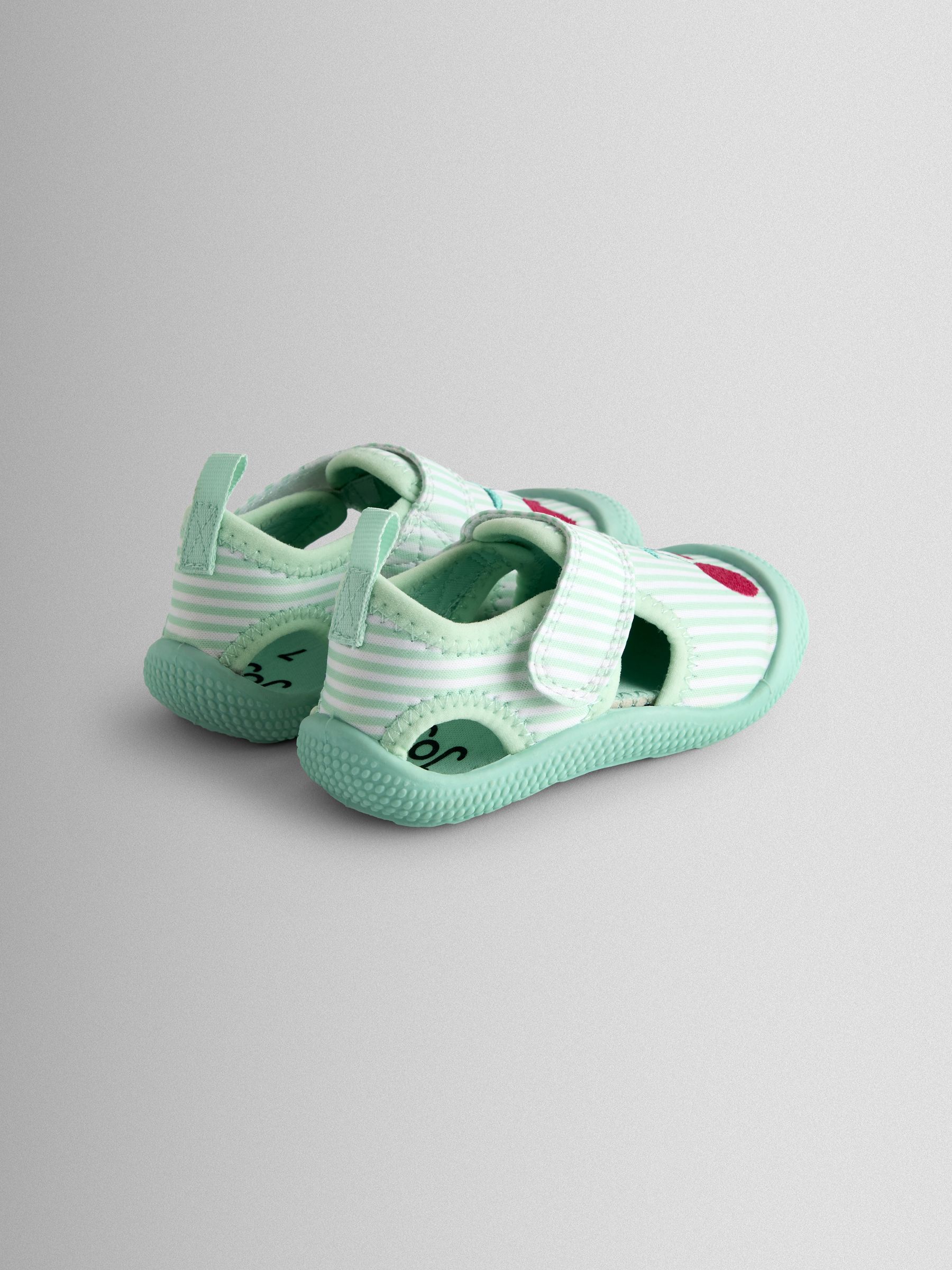 Green Cherry Stripe Beach & Swim Shoes - Image 2 of 4