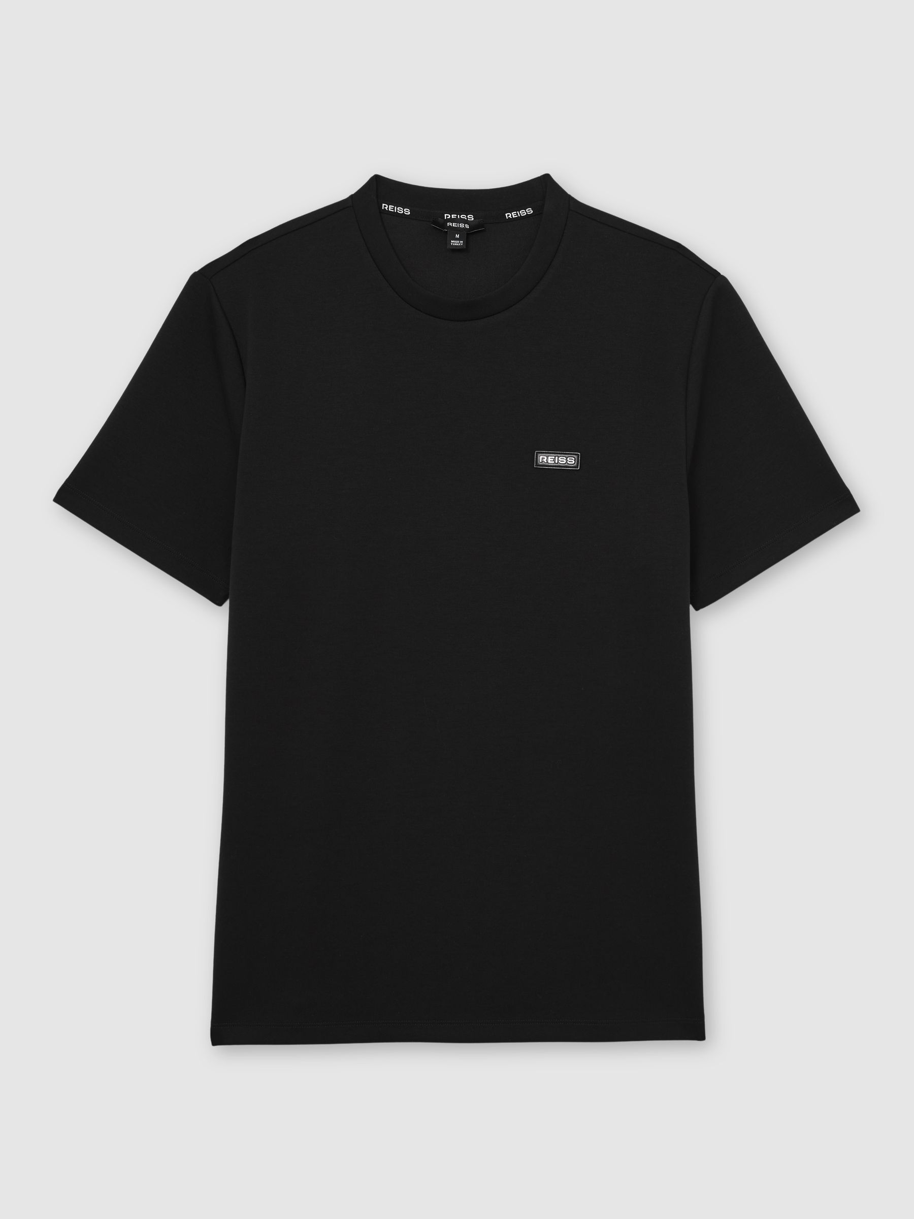 Premium Interlock Logo T-Shirt in Black