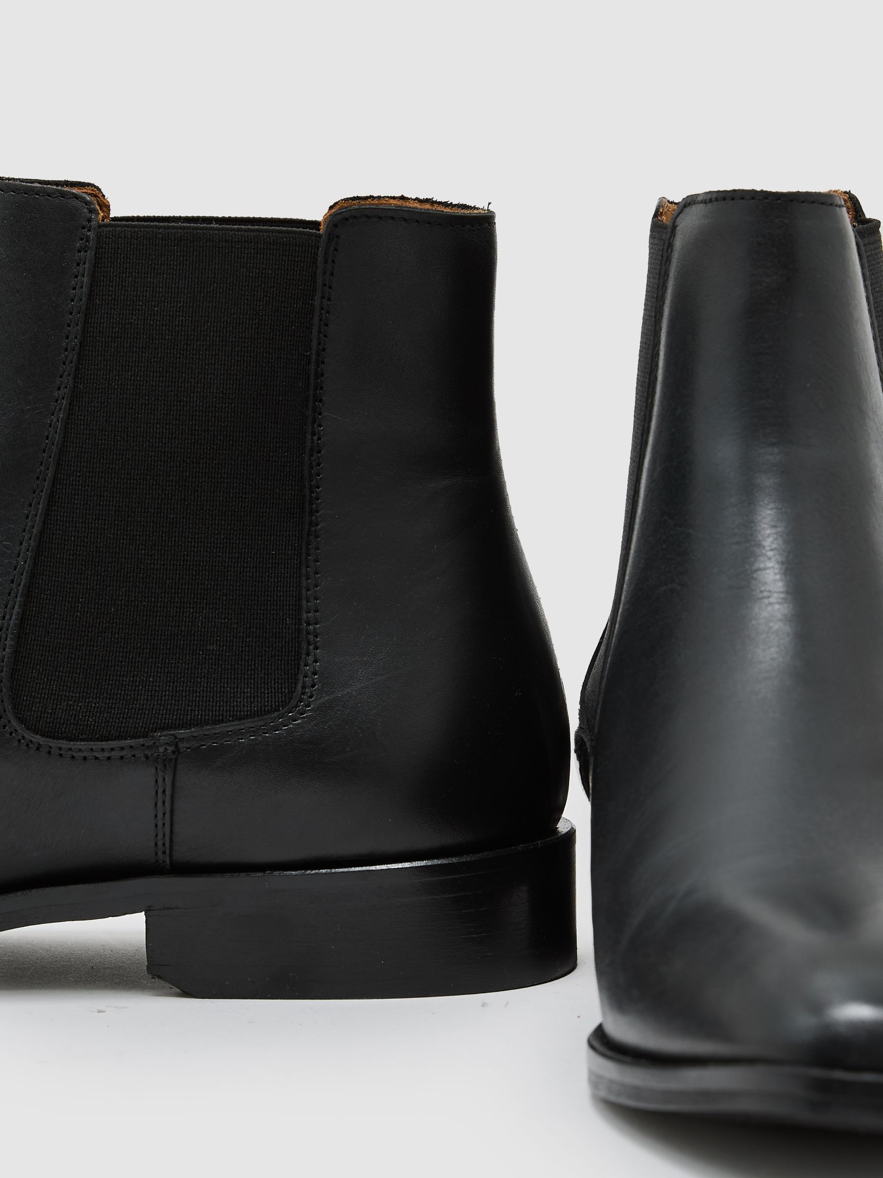 Leather Chelsea Boots in Black - image 2