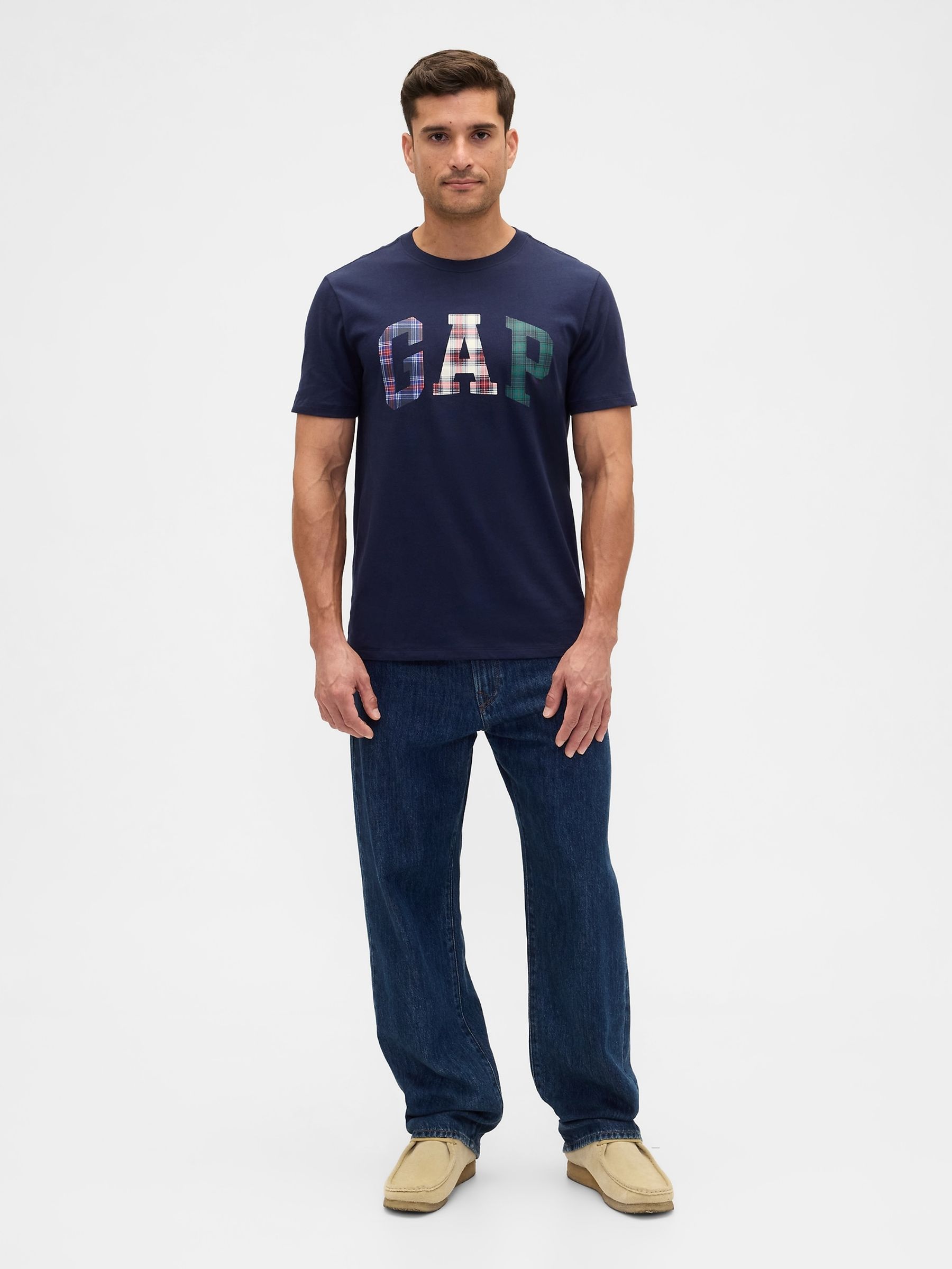 Navy Blue Everyday Soft Logo T-Shirt - Image 3 of 5