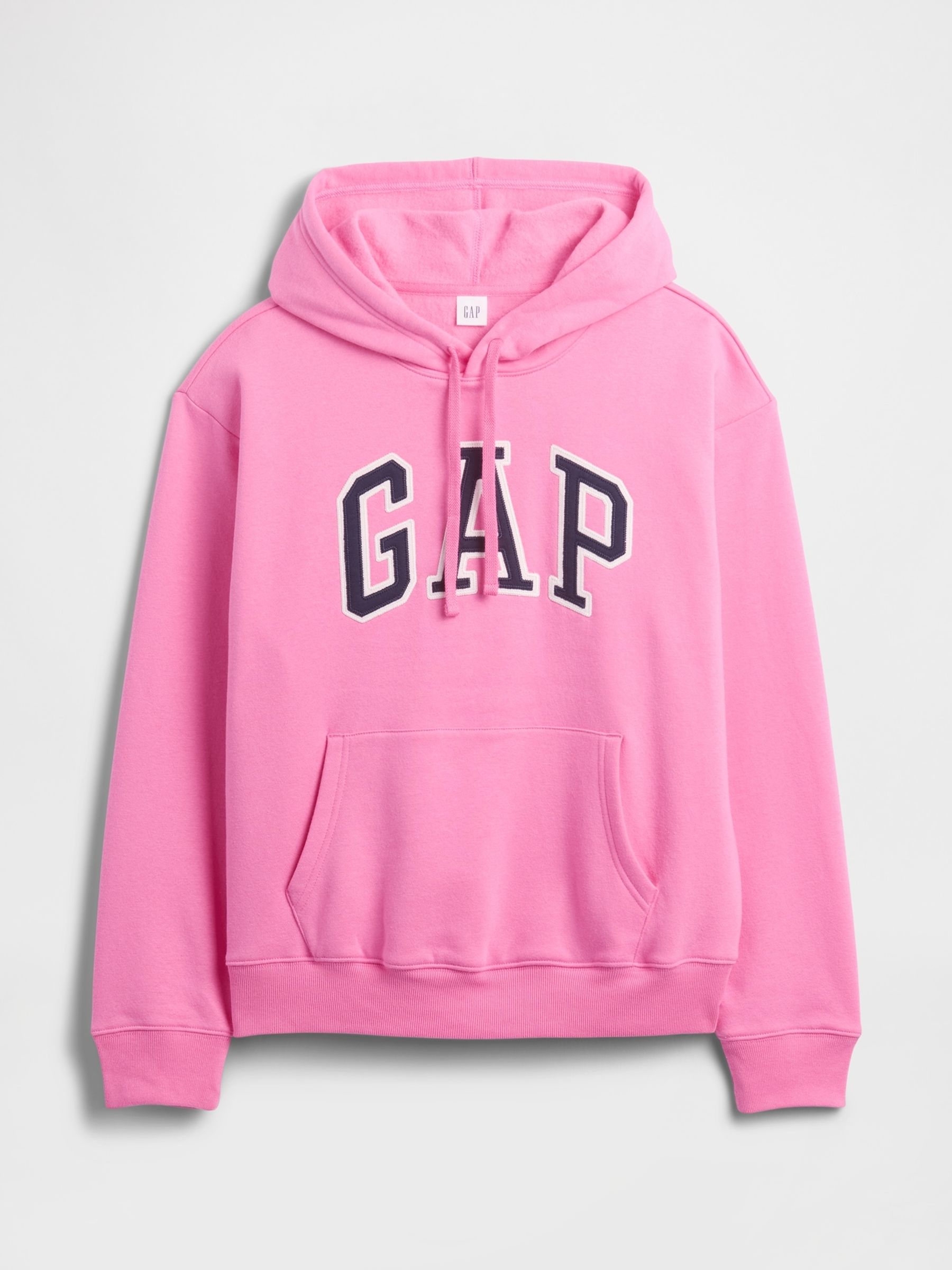 Neon Pink Pullover Logo Hoodie - Image 5 of 5