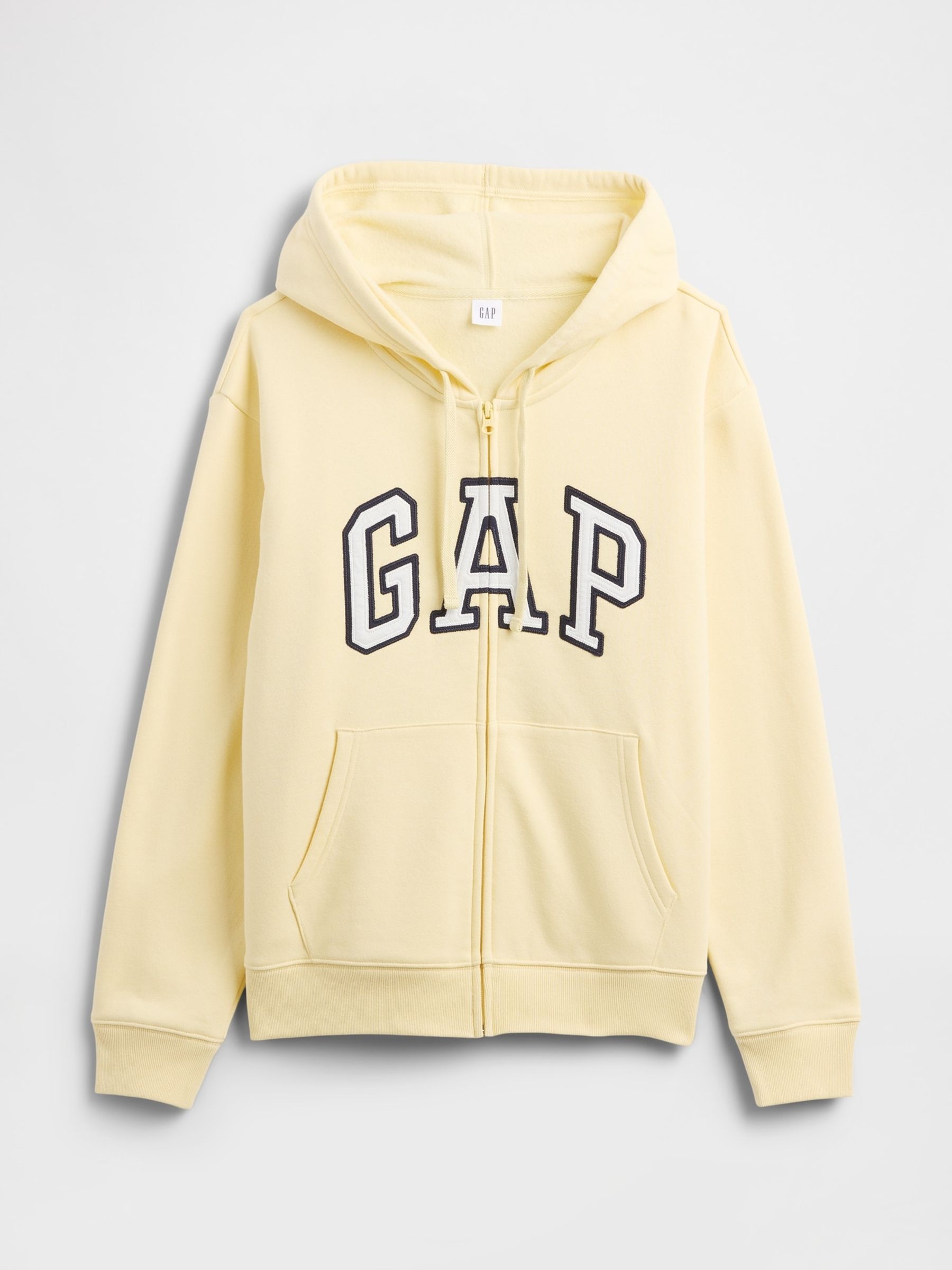 Yellow Relaxed Logo Zip Hoodie - Image 5 of 5