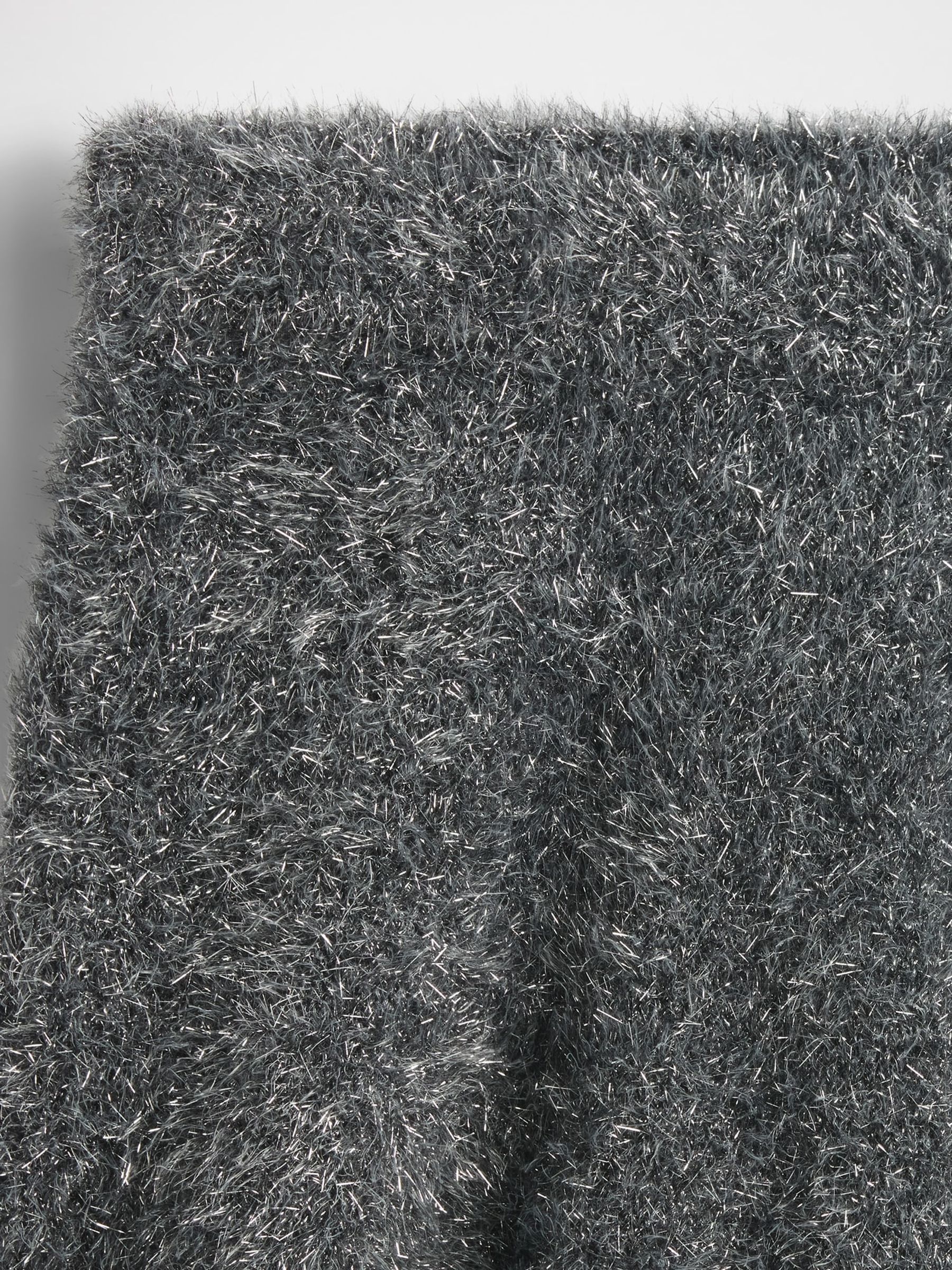 Silver Wicked Tinsel Eyelash Jumper Skirt (4-13yrs) - Image 4 of 5