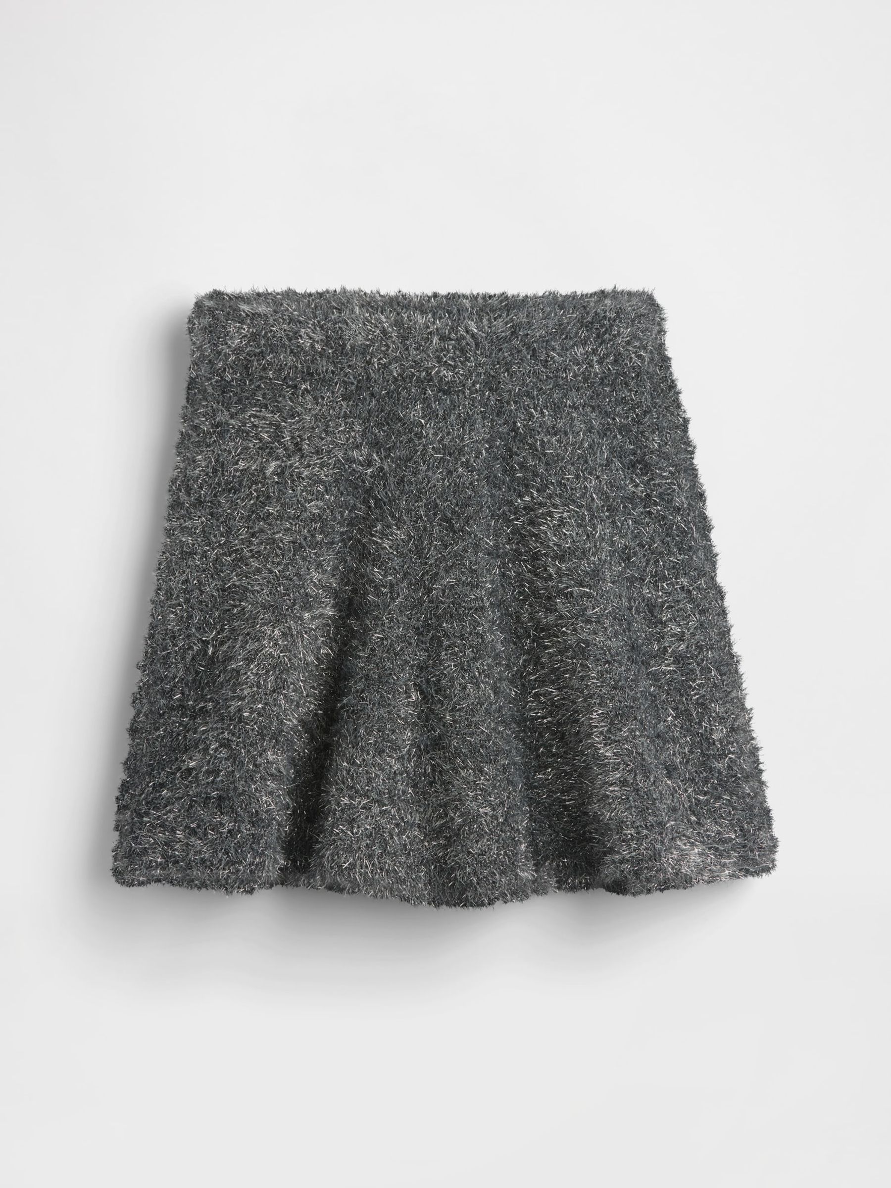Silver Wicked Tinsel Eyelash Jumper Skirt (4-13yrs) - Image 5 of 5