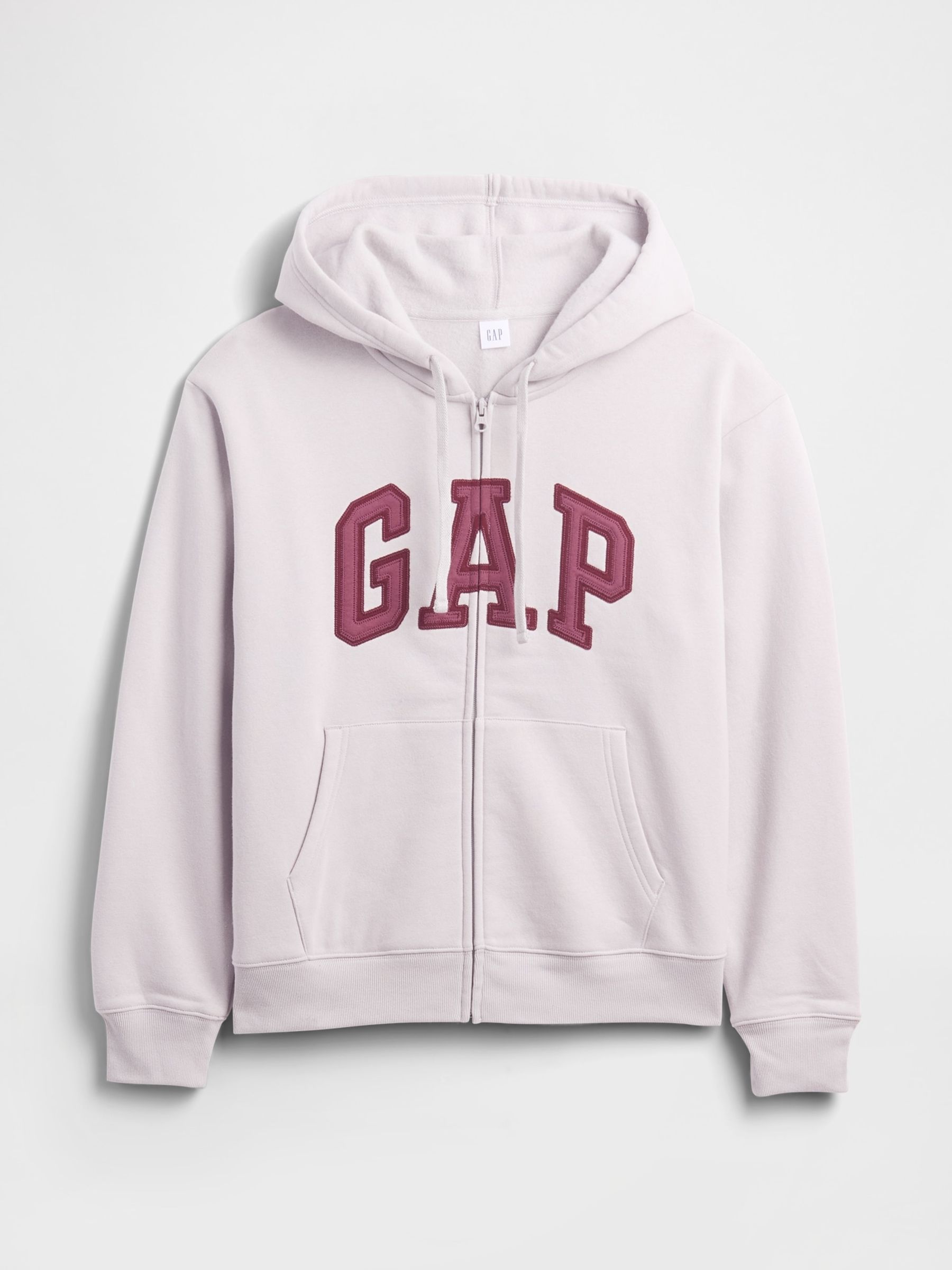 Purple Relaxed Logo Zip Hoodie - Image 5 of 5